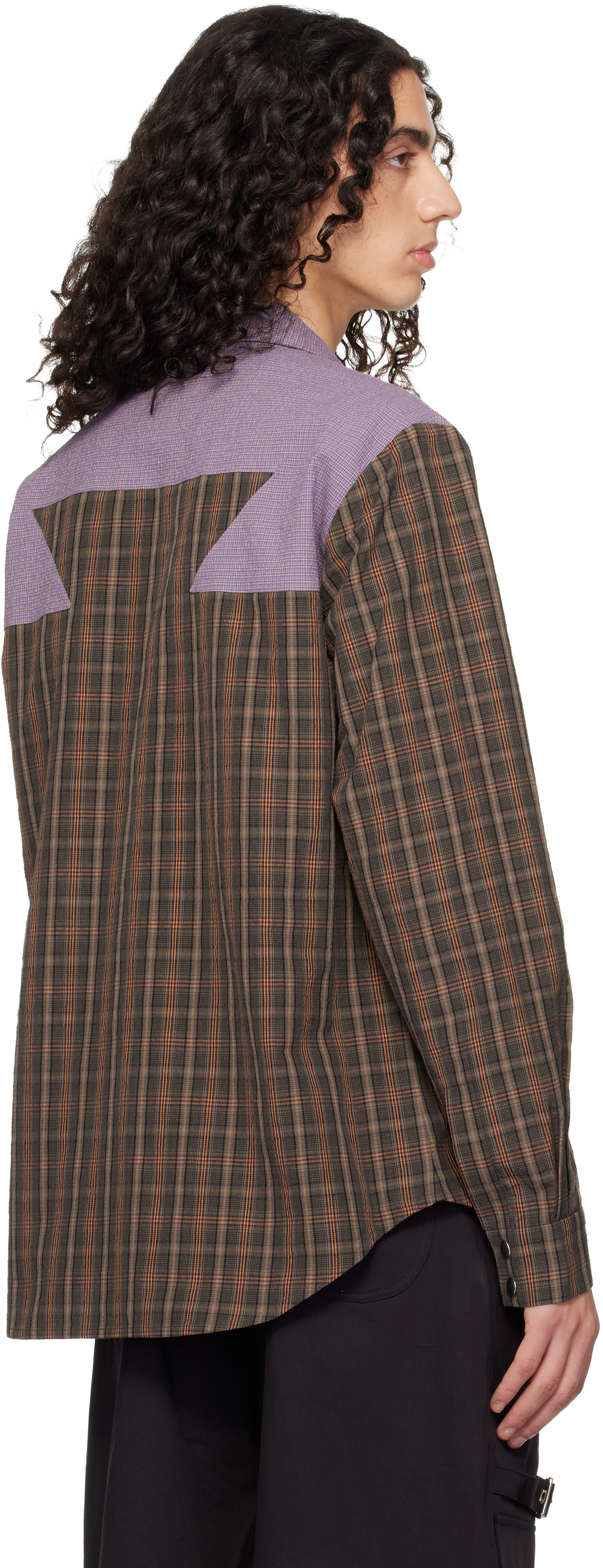 Chopova Lowena Brown Vega Shirt In Green