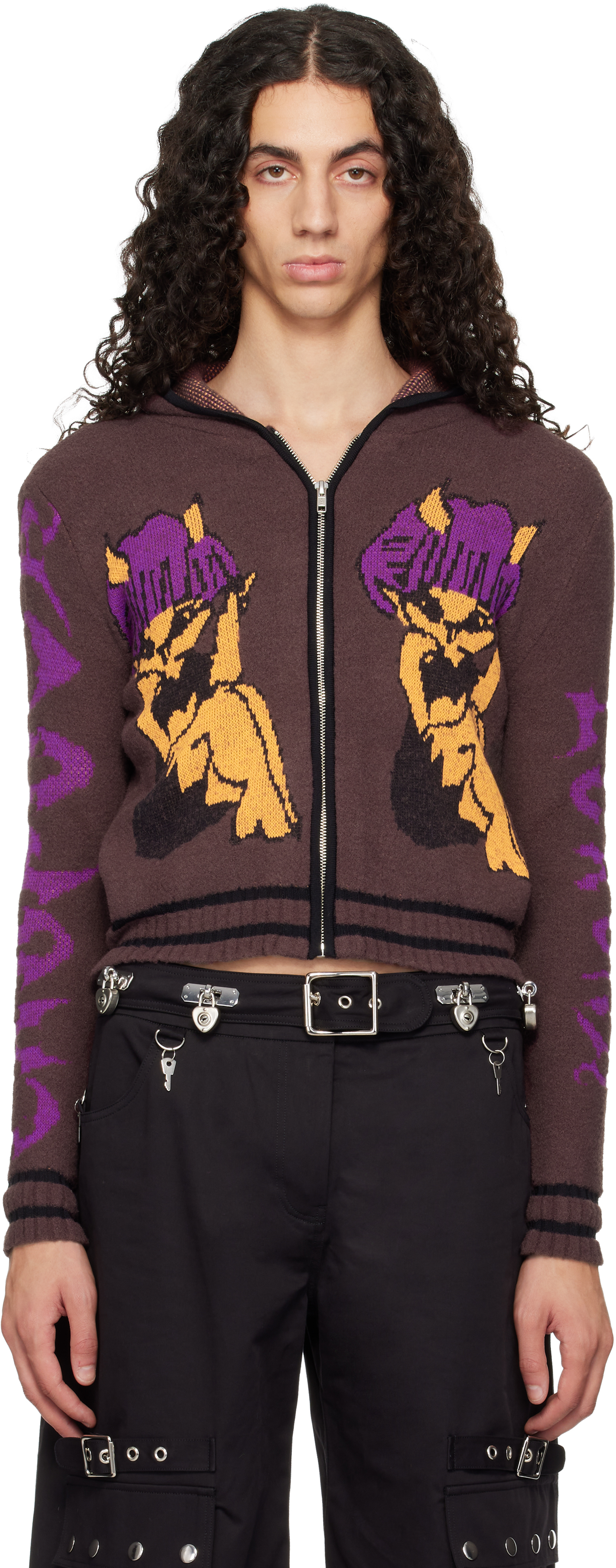 Chopova Lowena Brown Tammie Jo Hoodie