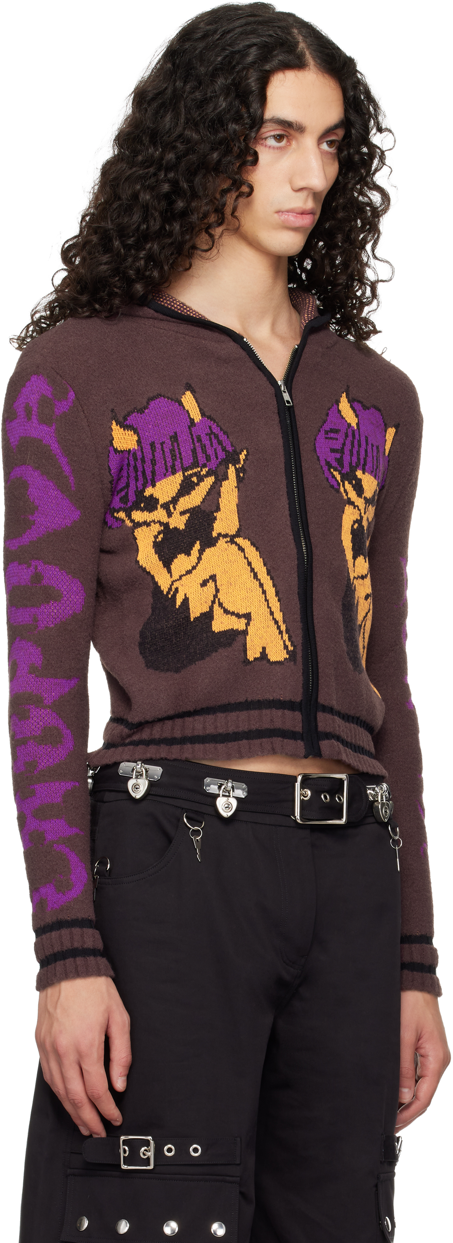 Chopova Lowena Brown Tammie Jo Hoodie In Brown