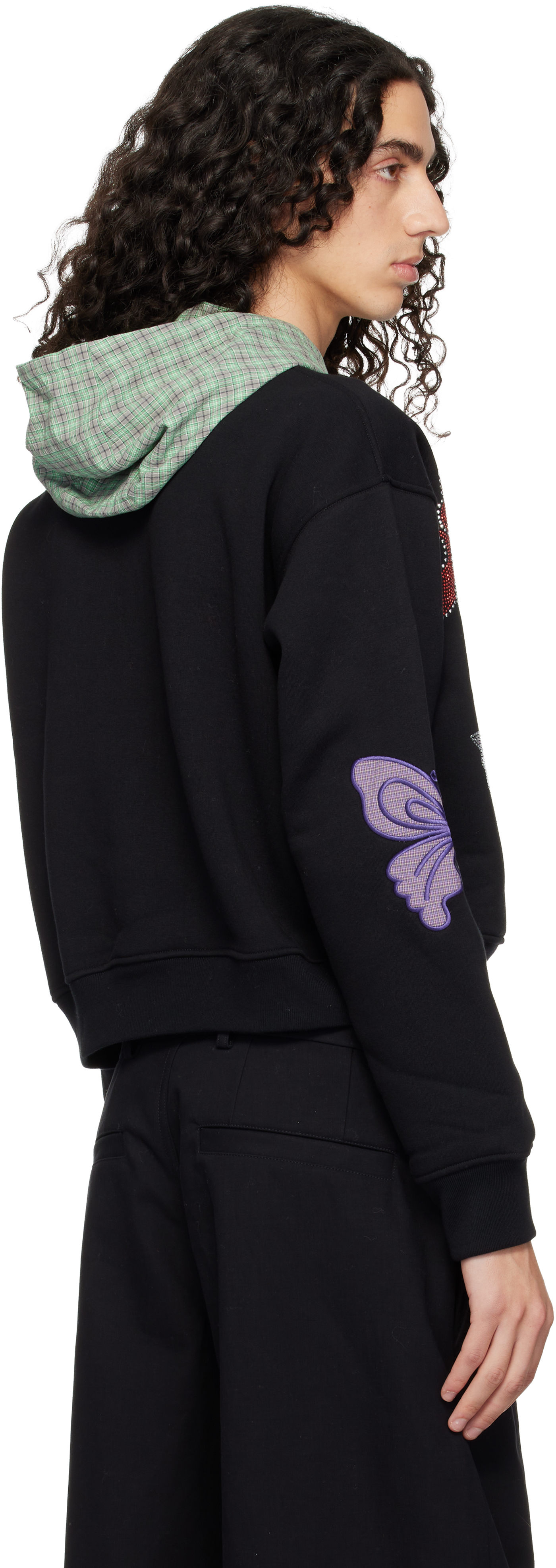 Chopova Lowena Black Berg Hoodie In Black