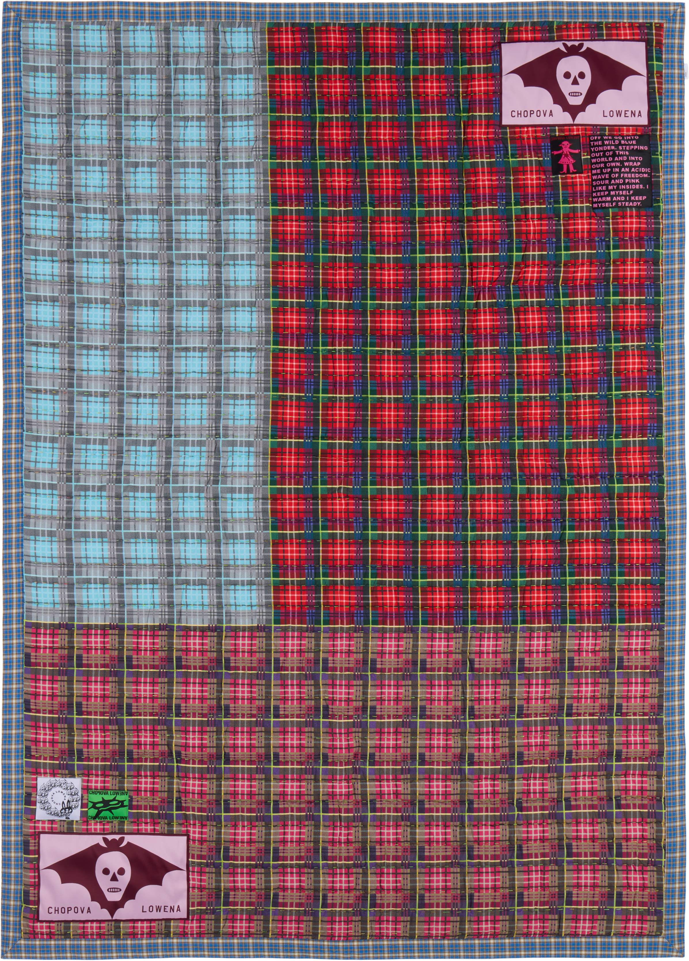 Chopova Lowena Multicolor Bleep Blanket In Multi