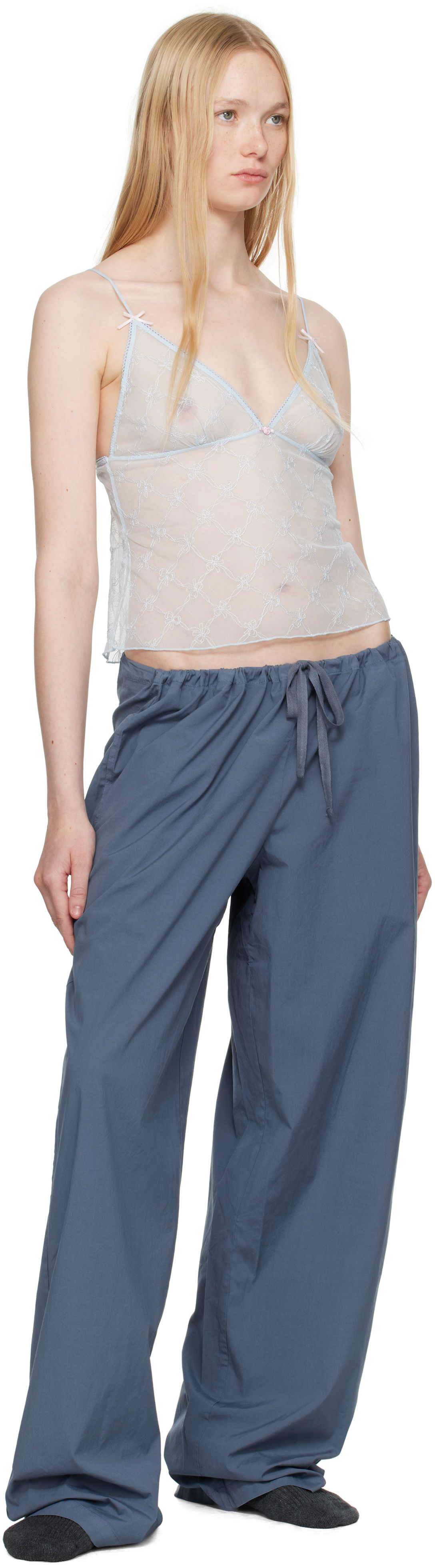 Skims Ssense Exclusive Blue Spring Intimates Triangle Camisole