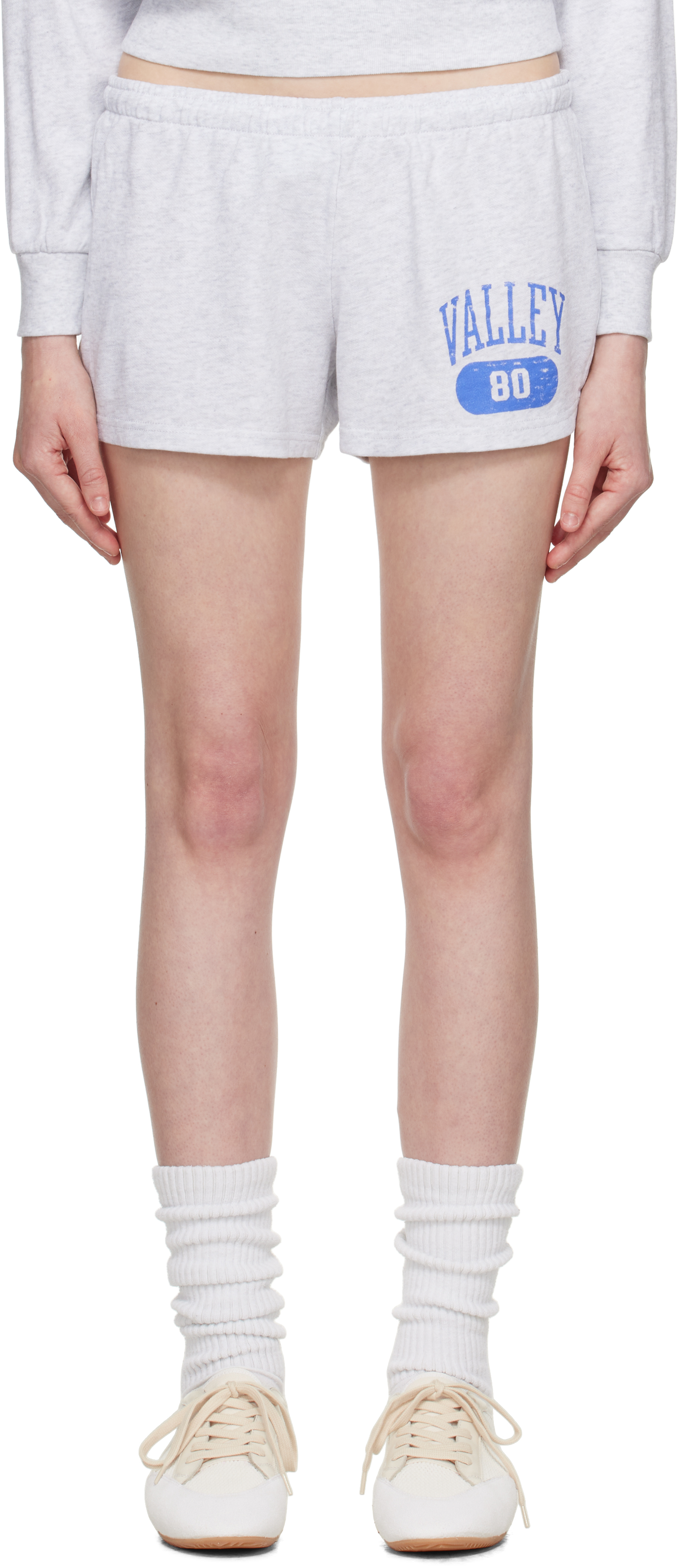 【関税込み】SKIMS グレー Lightweight Fleece ショートパンツ LIGHTWEIGHT FLEECE SHORT | LIGHT HEATHER GREY
