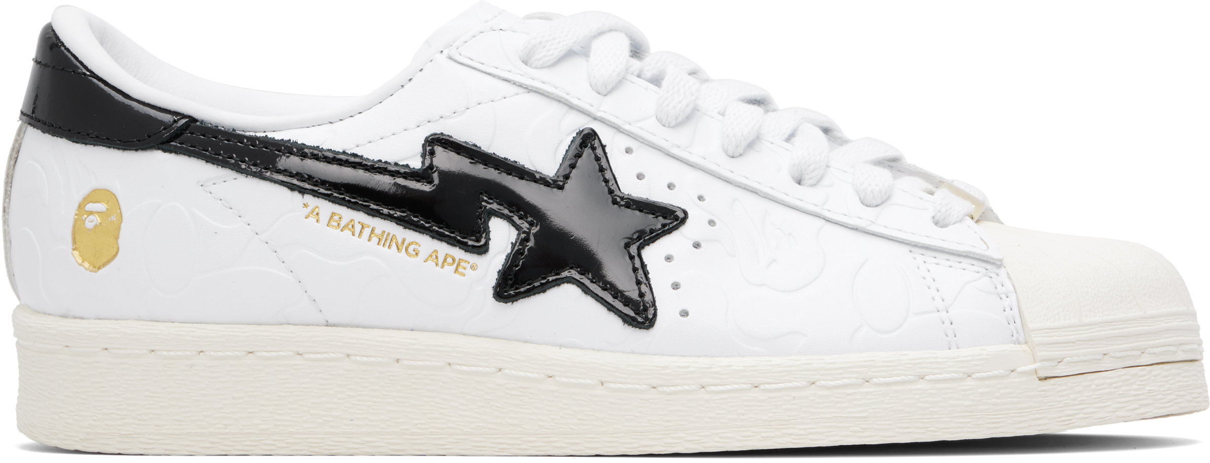 White & Black adidas Originals Edition SSTR Sneakers