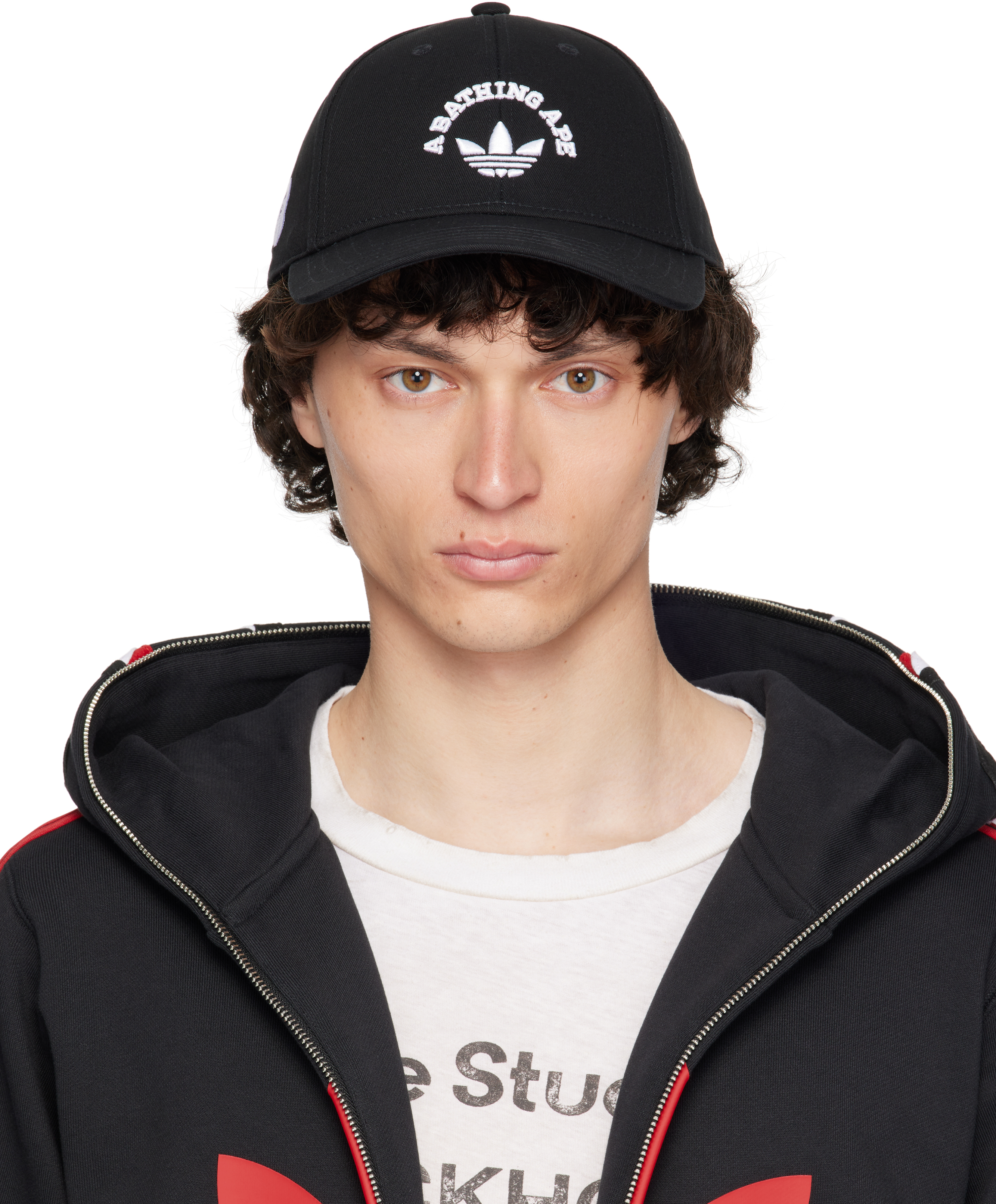ハット Adidas x BAPE Baseball Cap Black BAPE x adidas SSTR Pack Baseball Cap Multicolor Men's - SS25