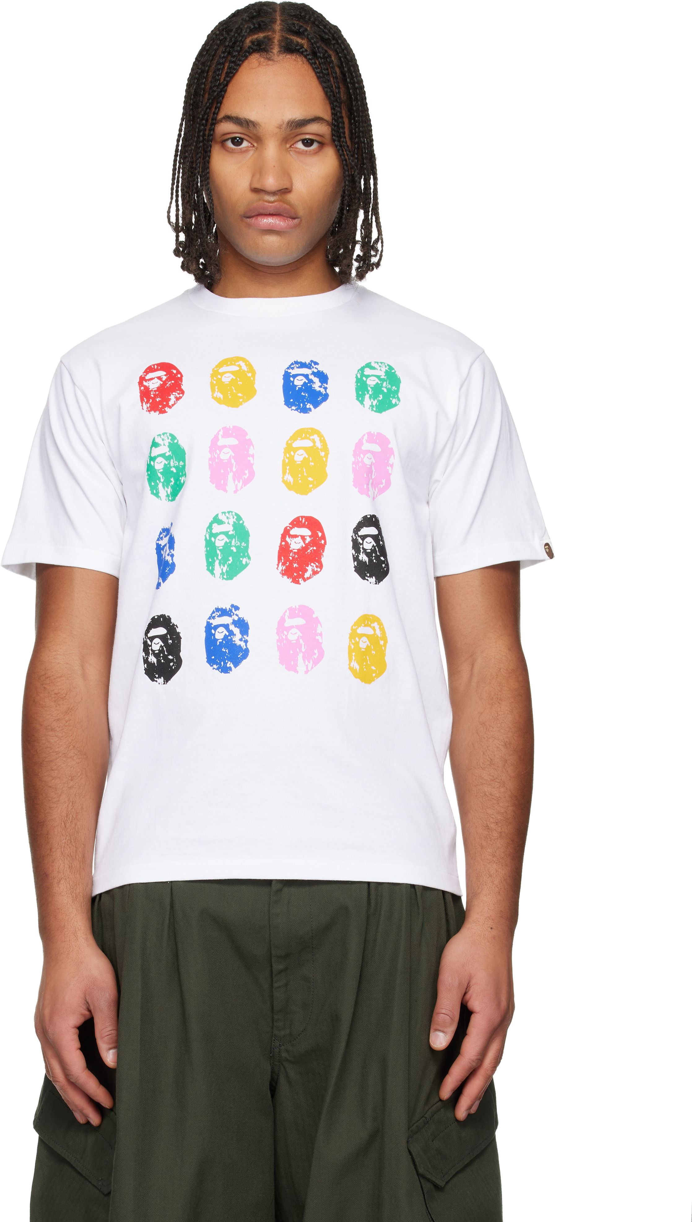 Bape White 'a Bathing Ape' 32nd Anniversary T-shirt