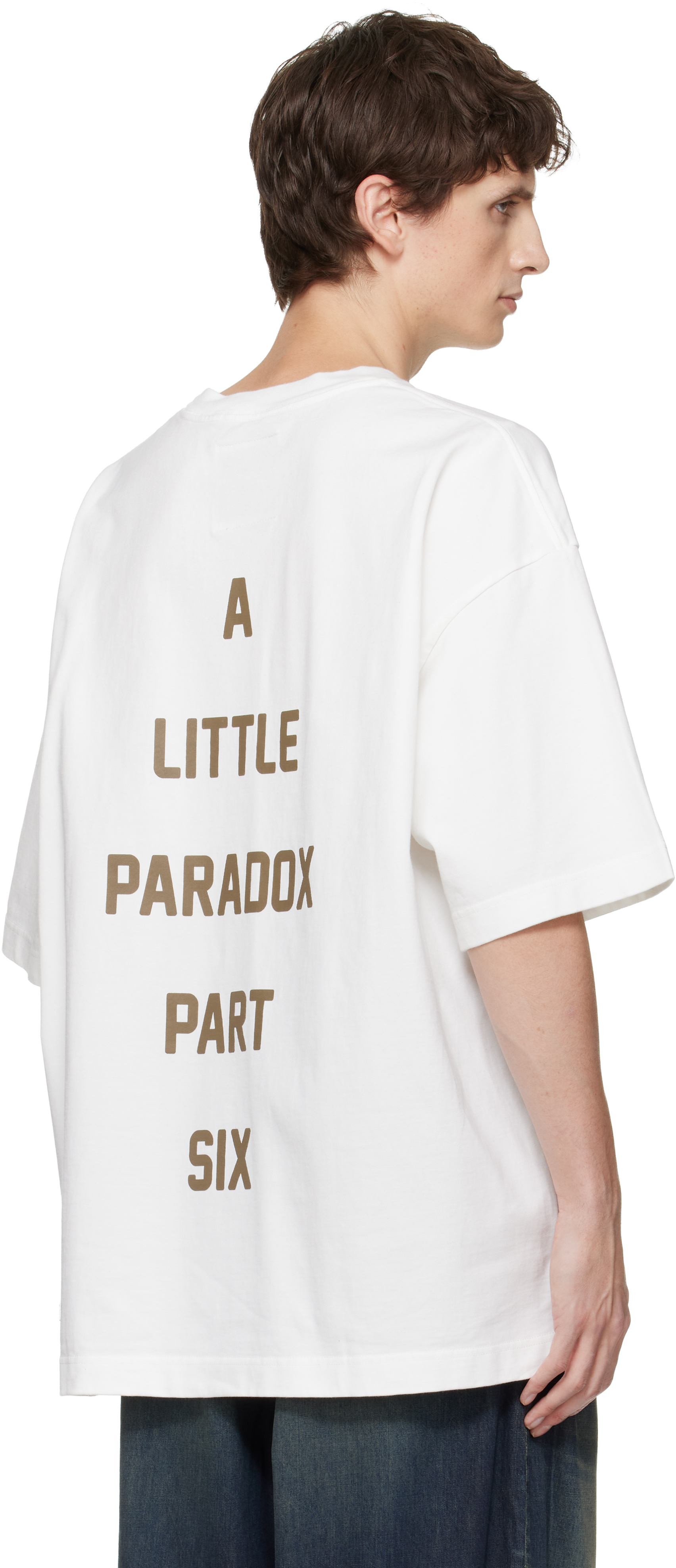 Miharayasuhiro White Cat Printed T-shirt In White