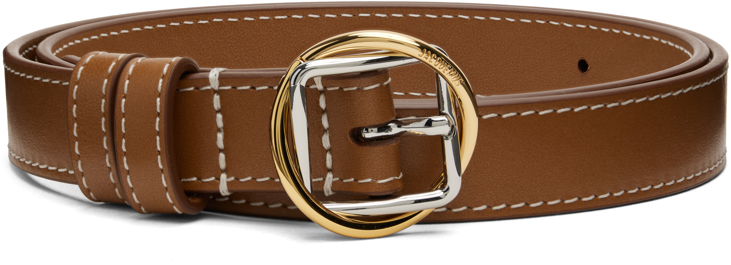 Jacquemus Tan 'the Salon Fine' Belt In Brown