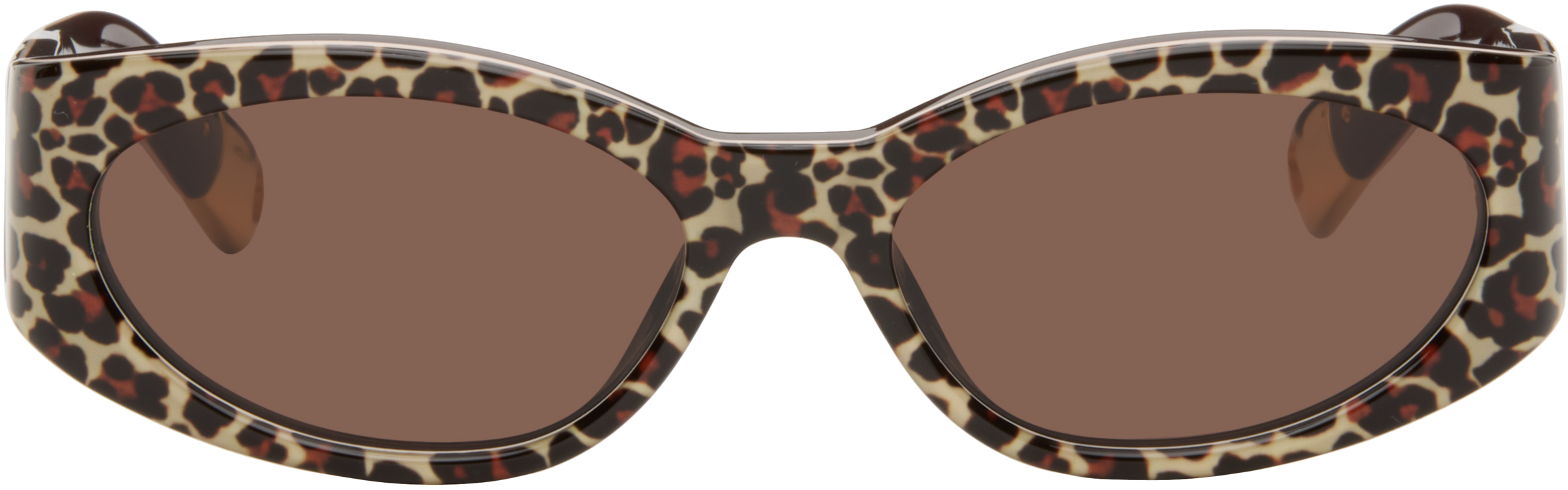 Jacquemus Brown 'the Ovalo' Sunglasses