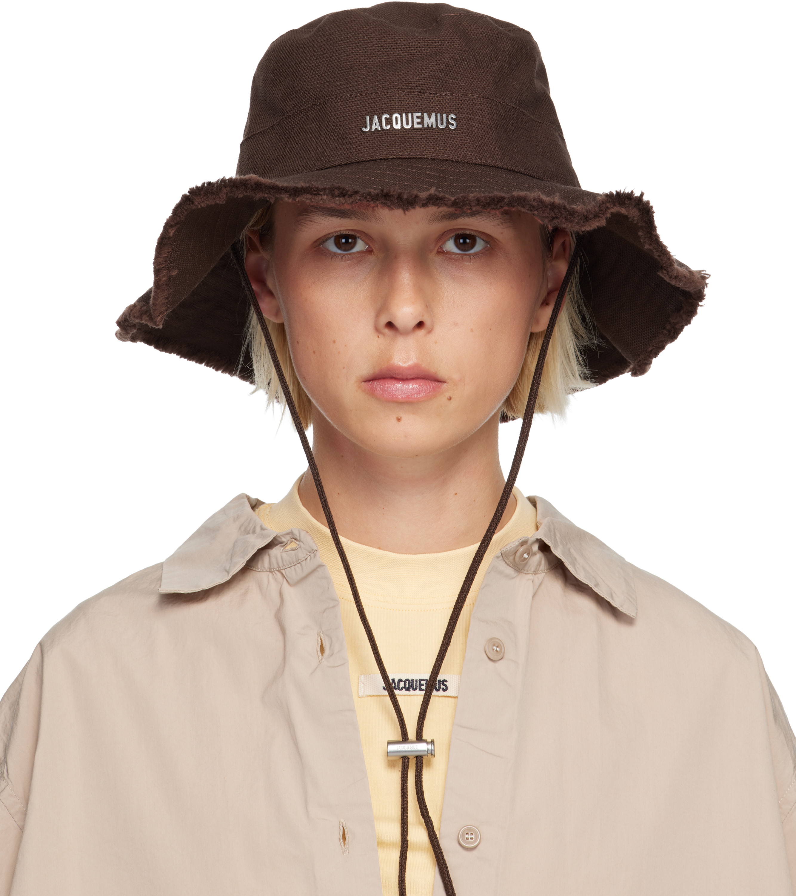 JACQUEMUS: Brown 'The Artichaut' Bucket Hat | SSENSE