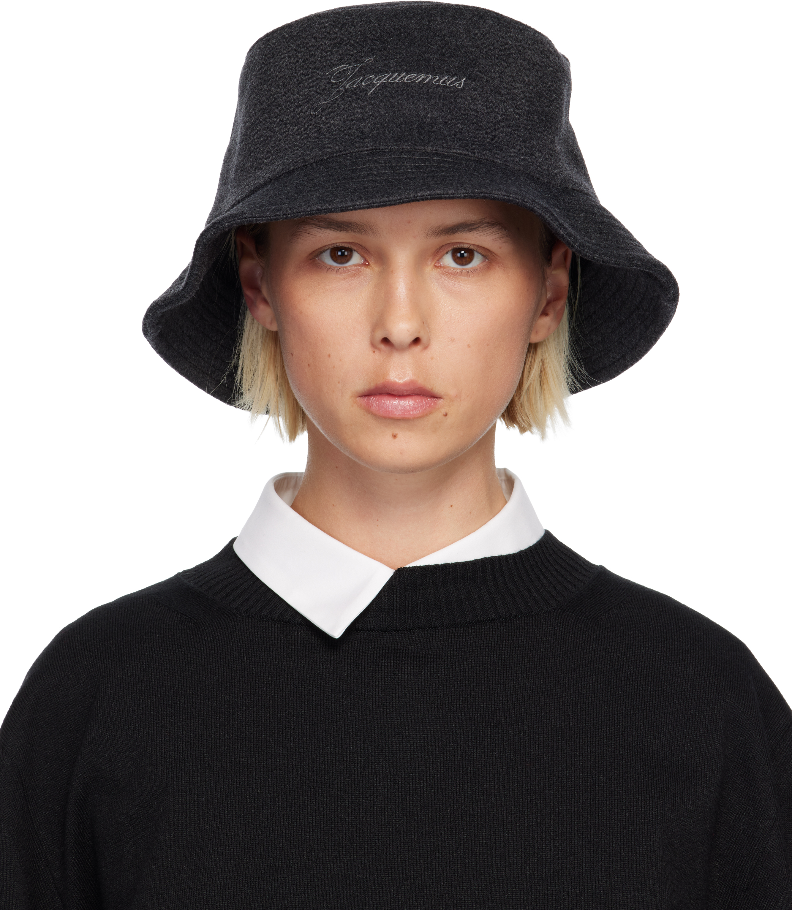 JACQUEMUS ブラック バケットハット OS Jacquemus ウィメンズ ハット