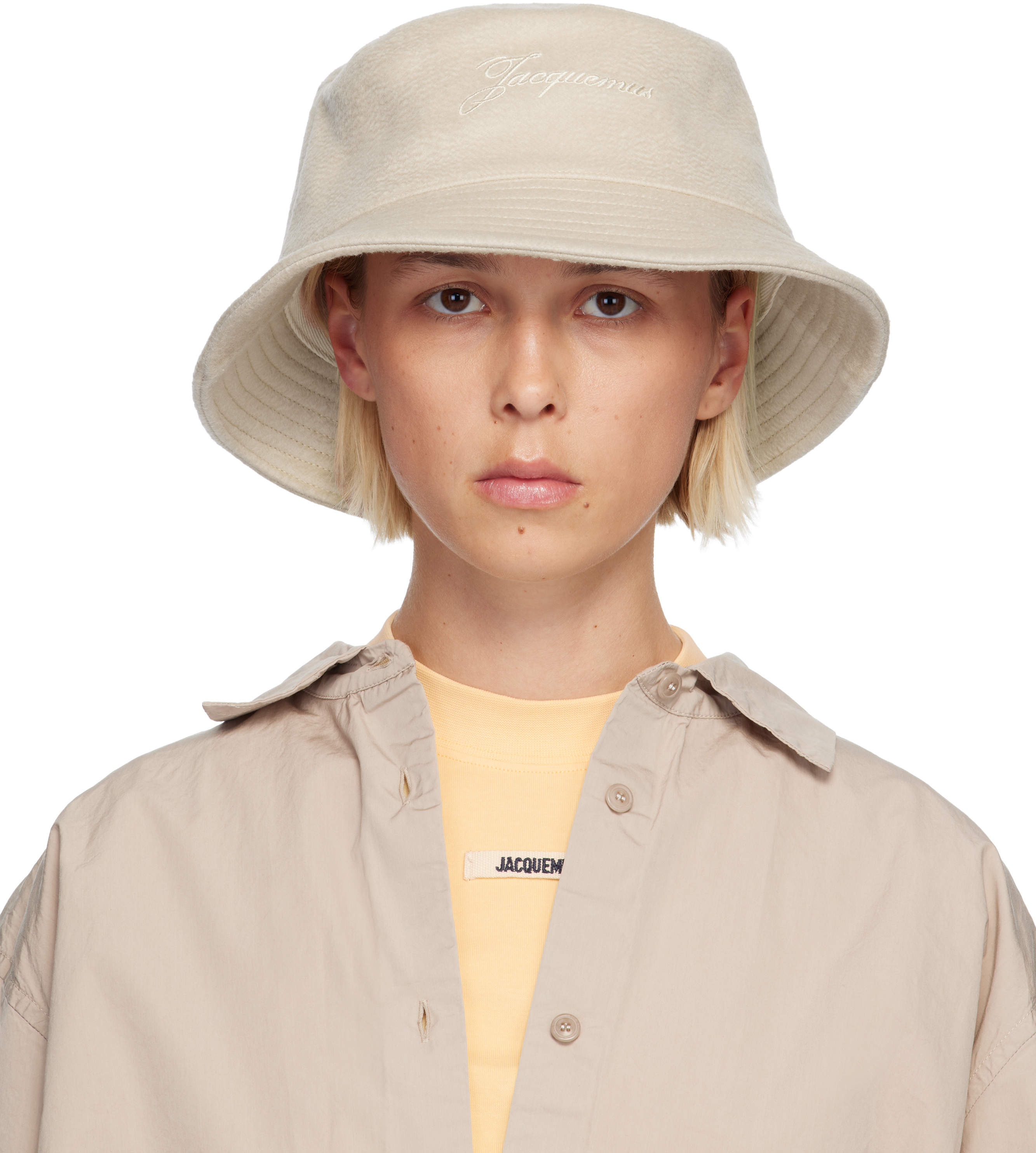 Jacquemus The Cachemiro Bucket Hat In Neutral