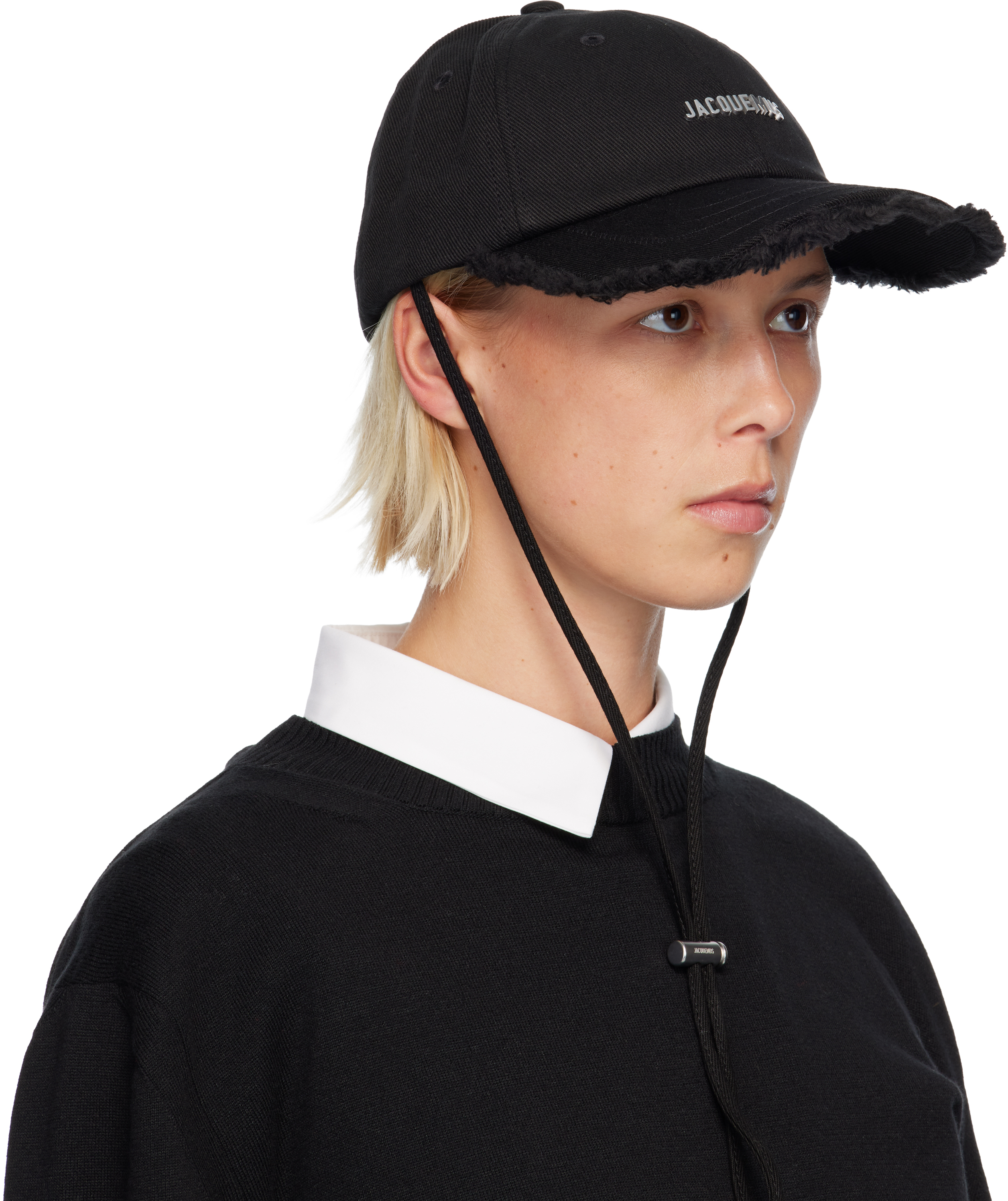 Jacquemus Black Les Classiques 'the Artichaut' Cap In Black