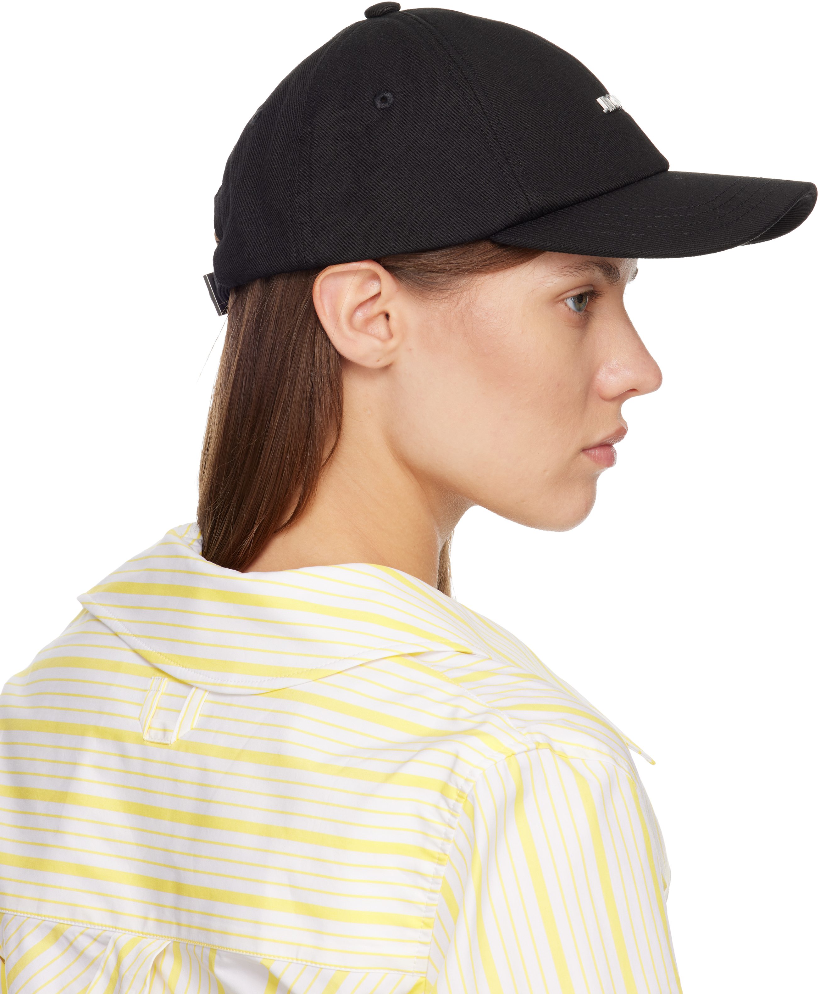 Jacquemus Black La Croisière 'the Gadjo' Cap In Black
