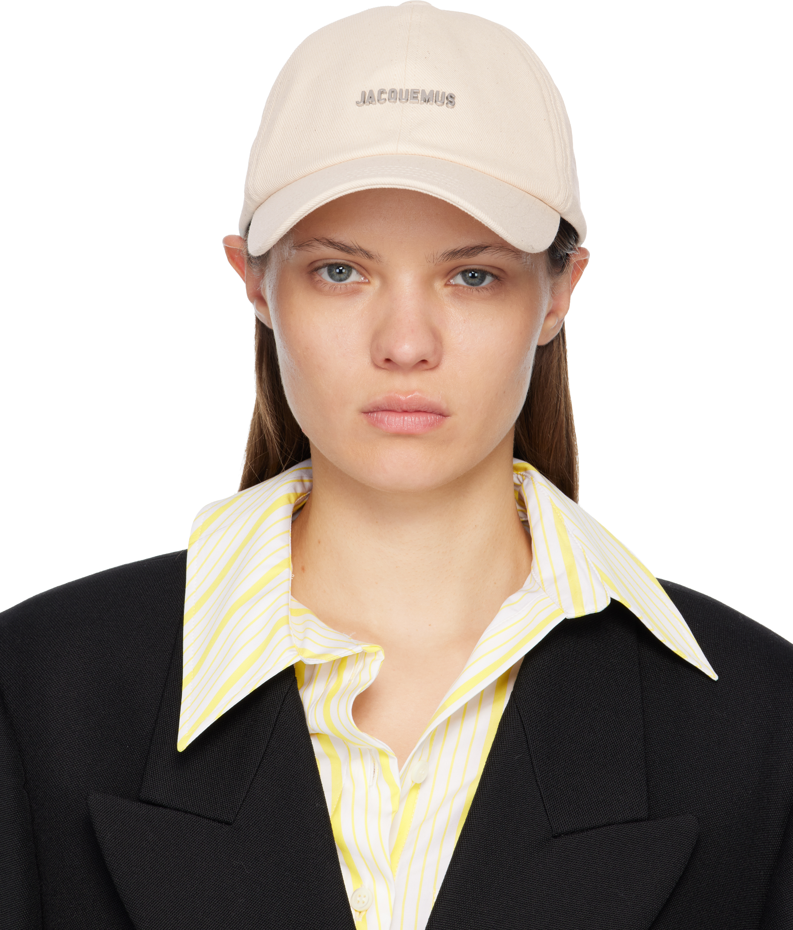 La Casquette Gadjo - Jacquemus - Cotton - White JACQUEMUS UNISEX La Casquette Gadjo Baseball Cap Light  main image 4