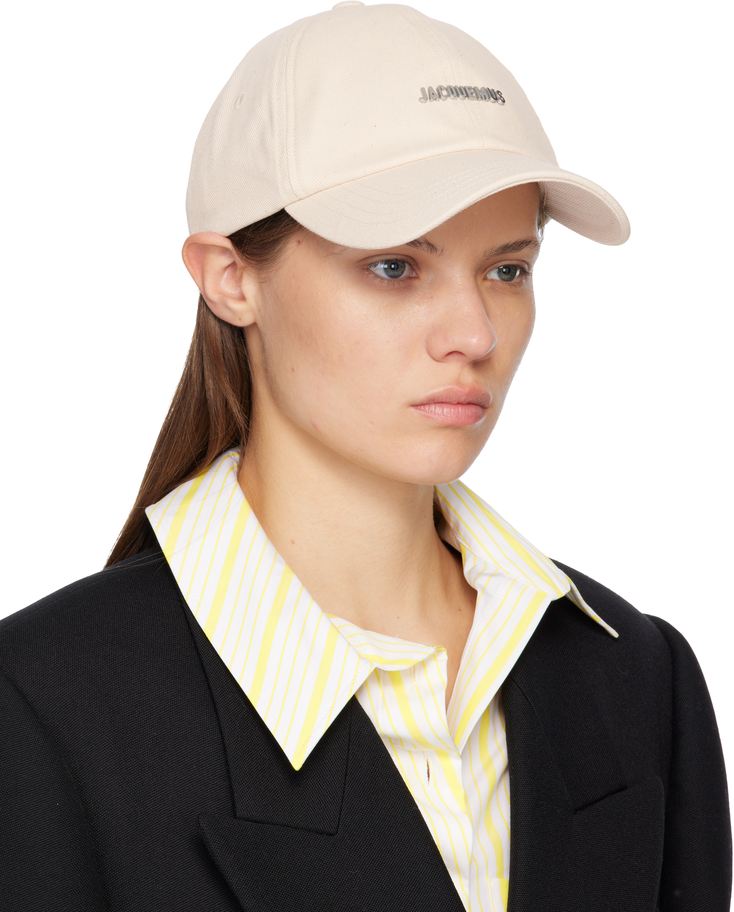 Jacquemus Off-white La Croisière 'the Gadjo' Cap In White