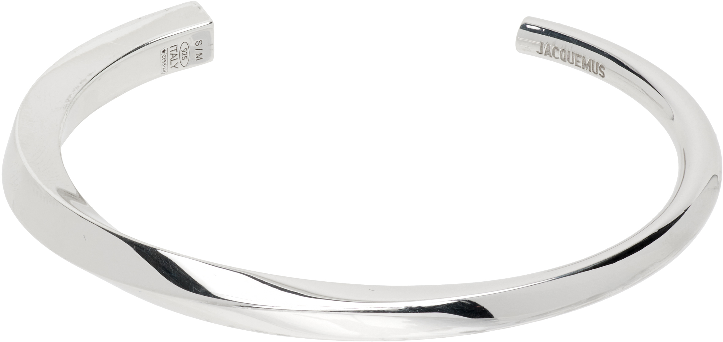 Jacquemus The Tourni Bracelet In Metallic