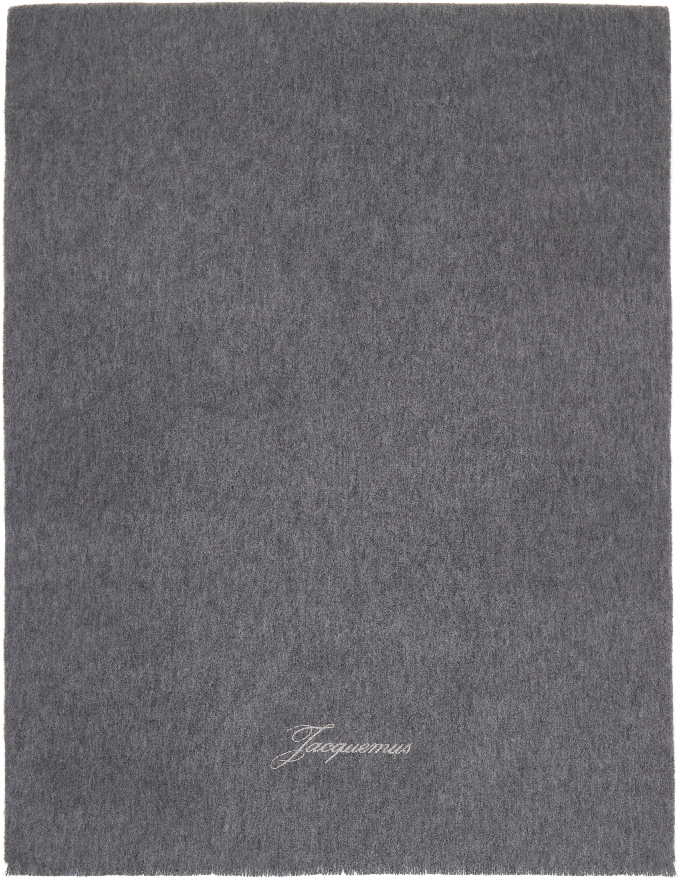 Jacquemus Gray 'the Tailleur' Scarf