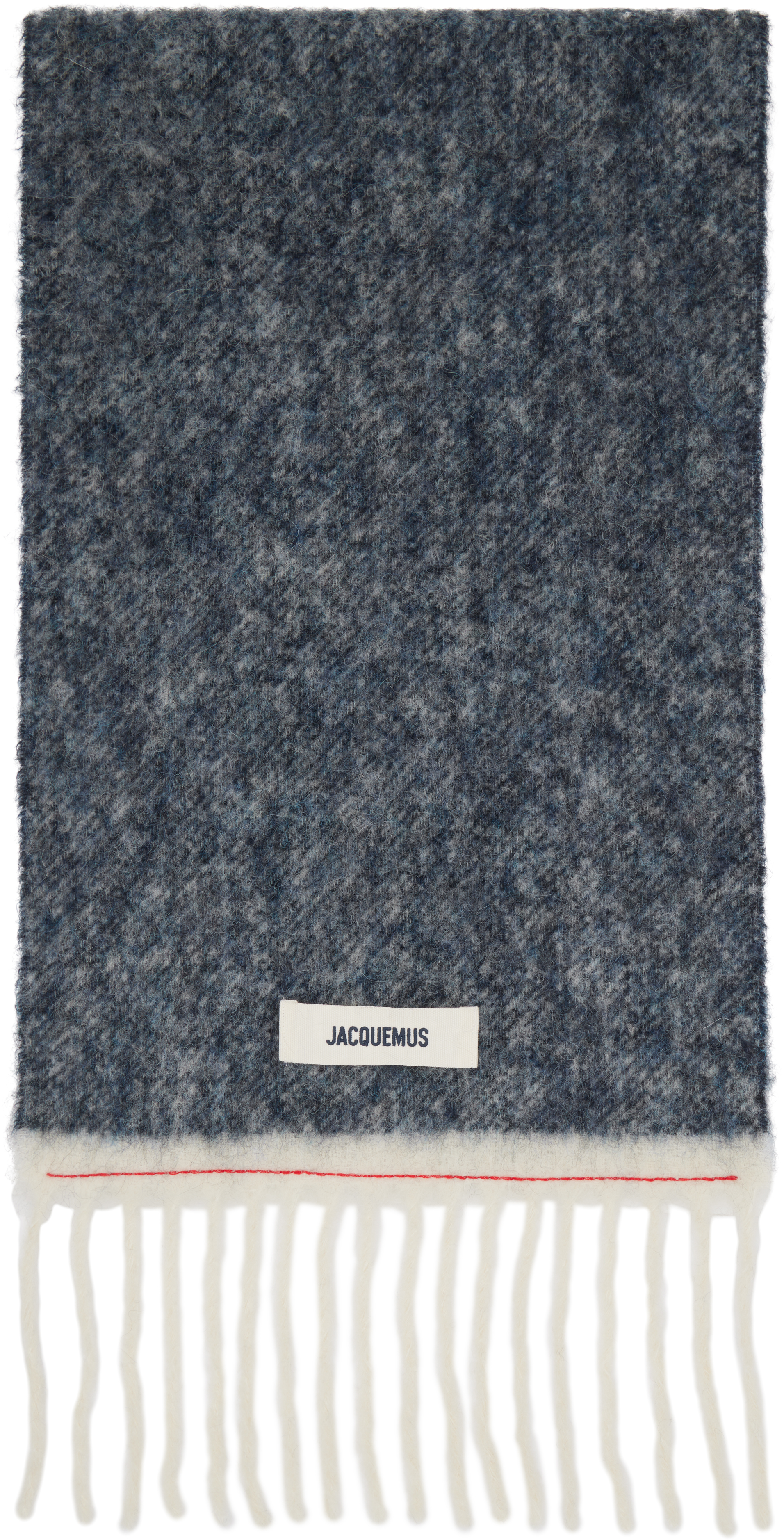 Jacquemus Navy 'the Carro' Scarf