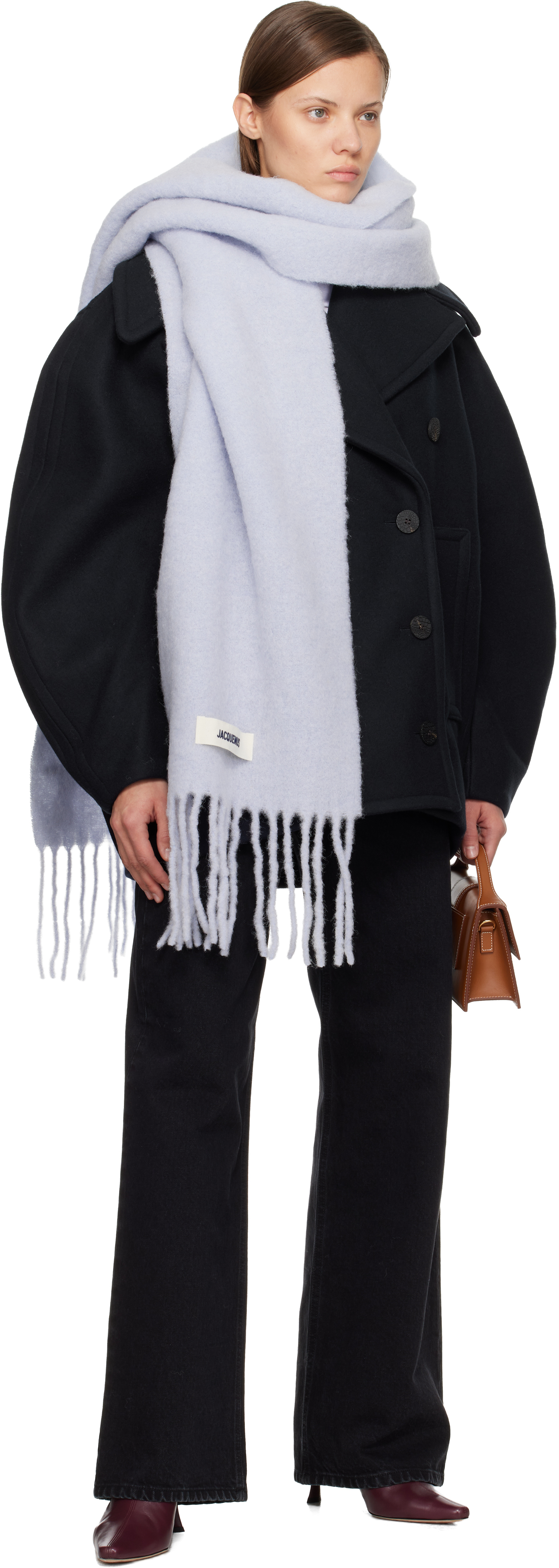 Jacquemus Blue 'the Carro' Scarf