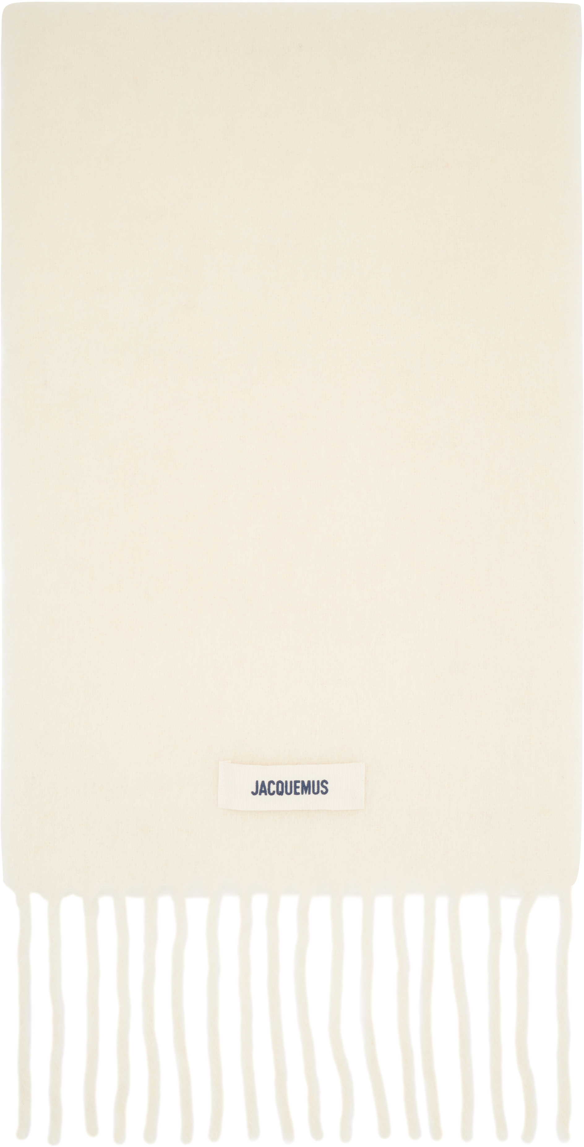 Jacquemus Off-white La Casa 'the Carro' Scarf In White