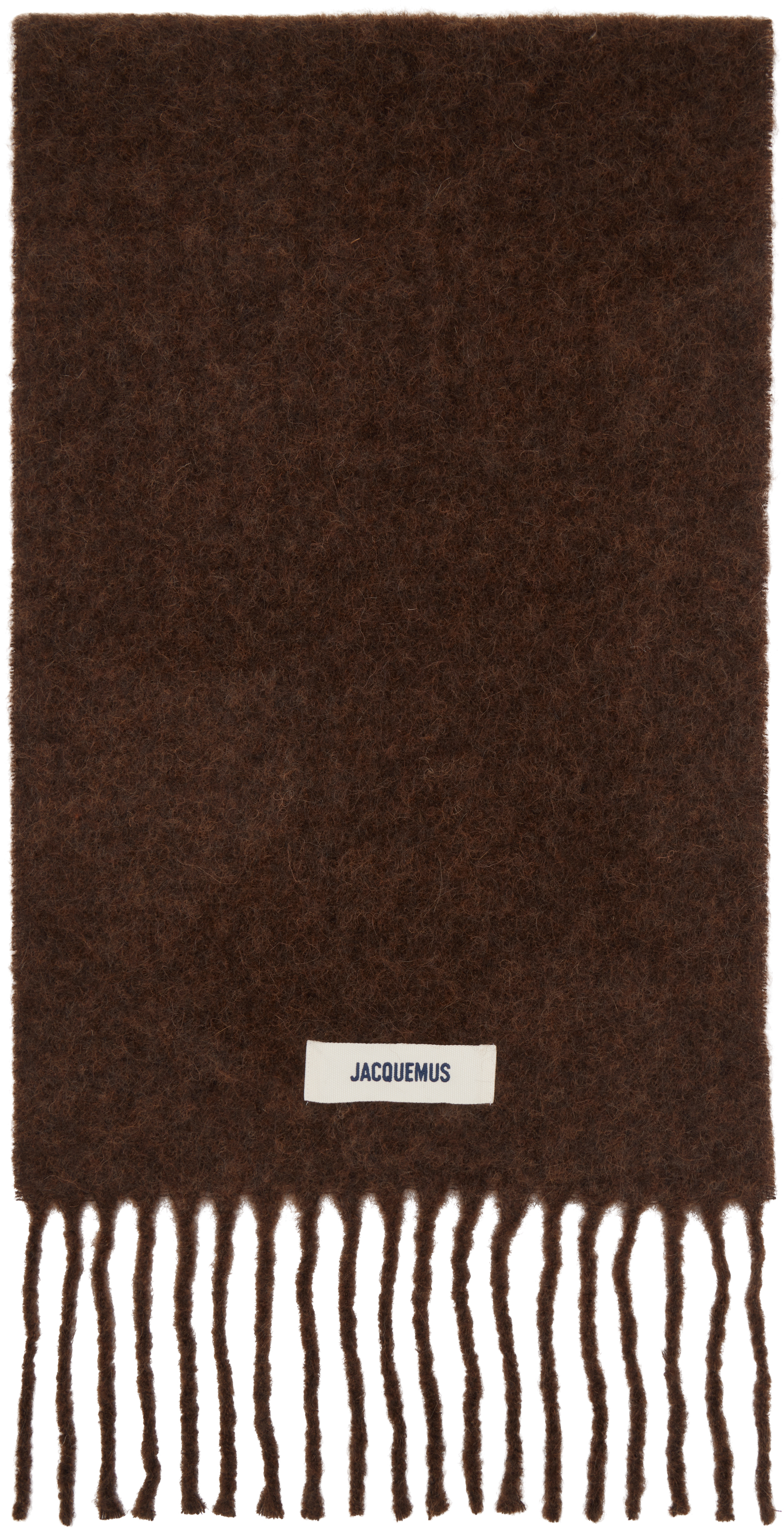 Jacquemus Brown La Casa 'the Carro' Scarf In Brown