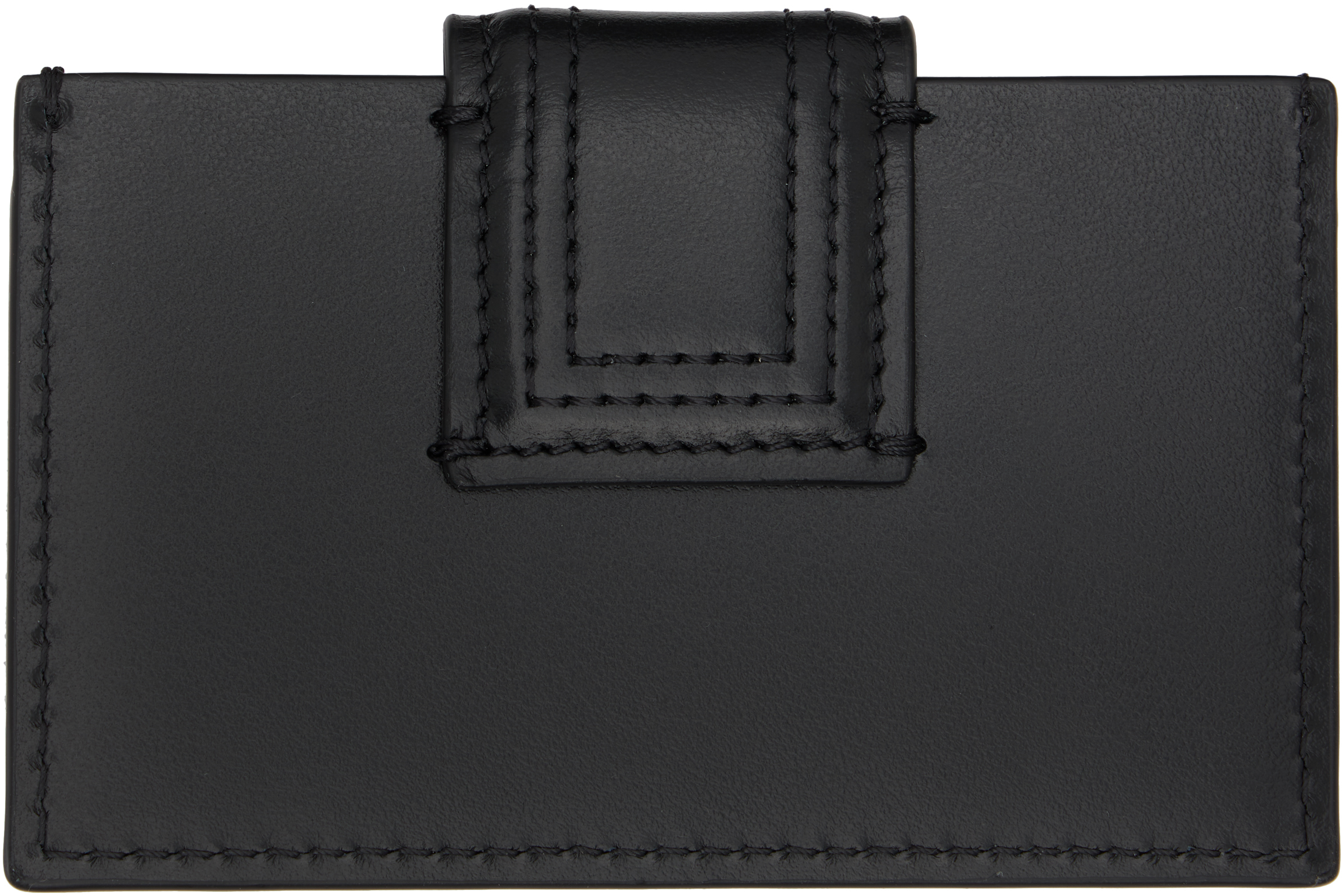 Jacquemus Black 'the Bambino' Card Holder In Black
