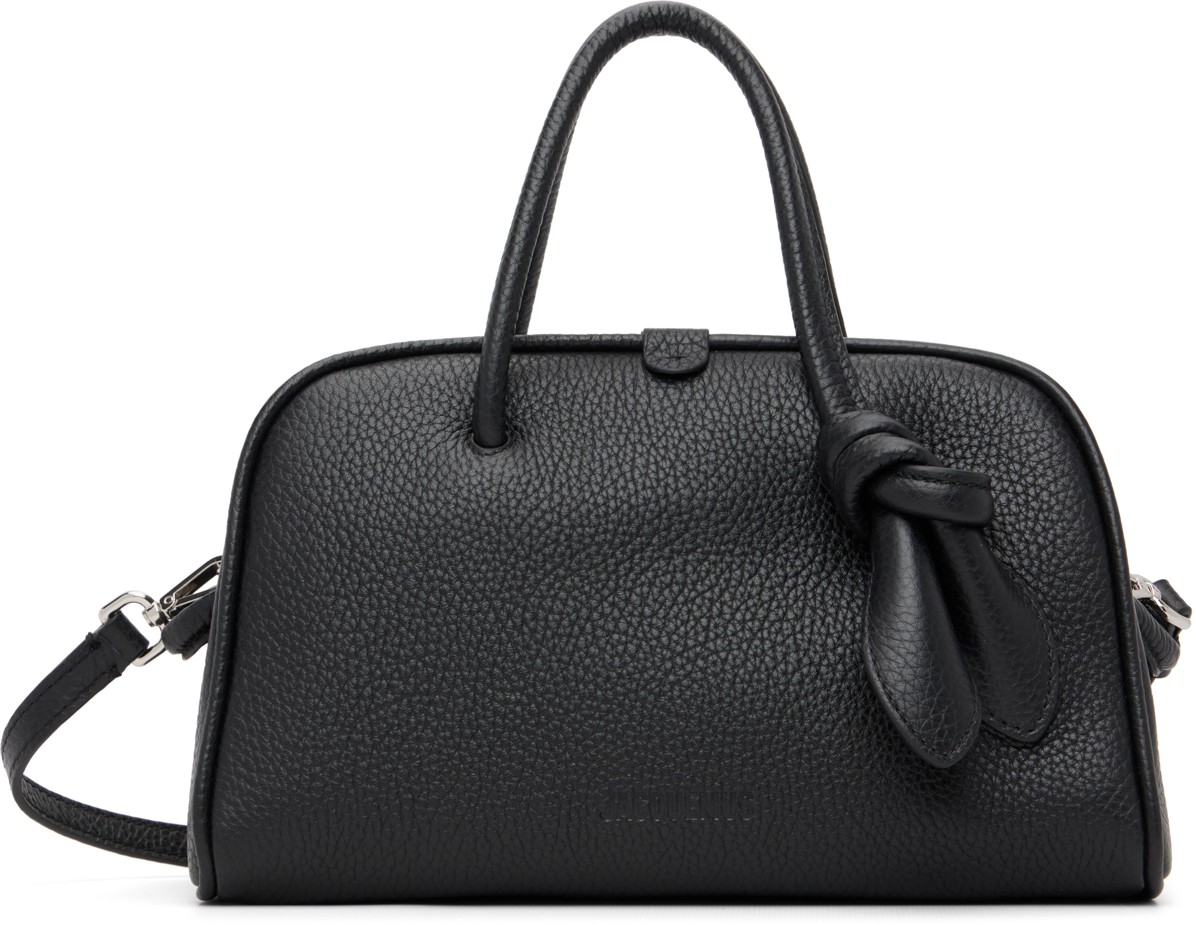 Jacquemus The Turismo Large Leather Shoulder Bag In Black