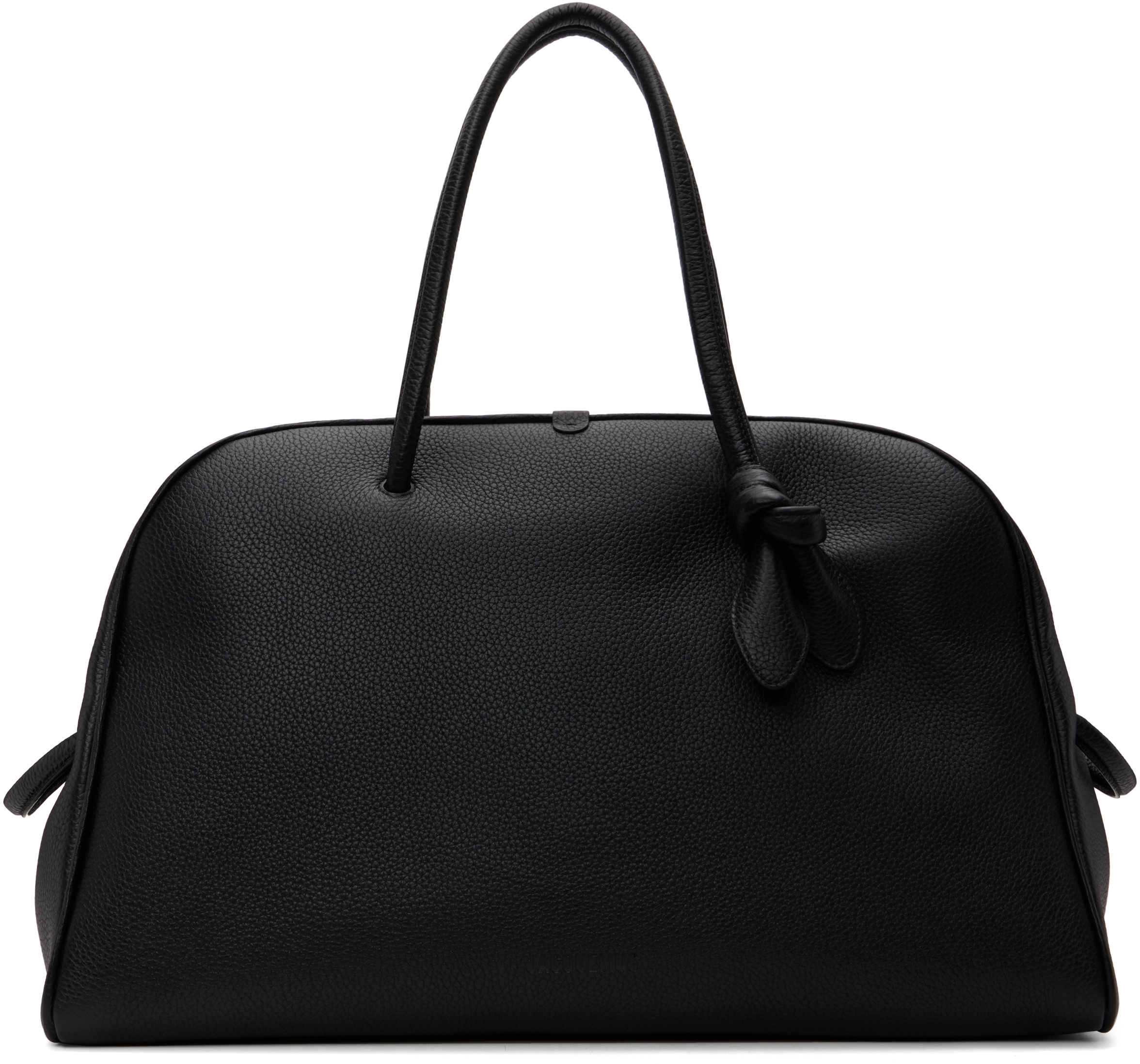 JACQUEMUS: Black La Croisière 'The large Turismo' Carryall Tote