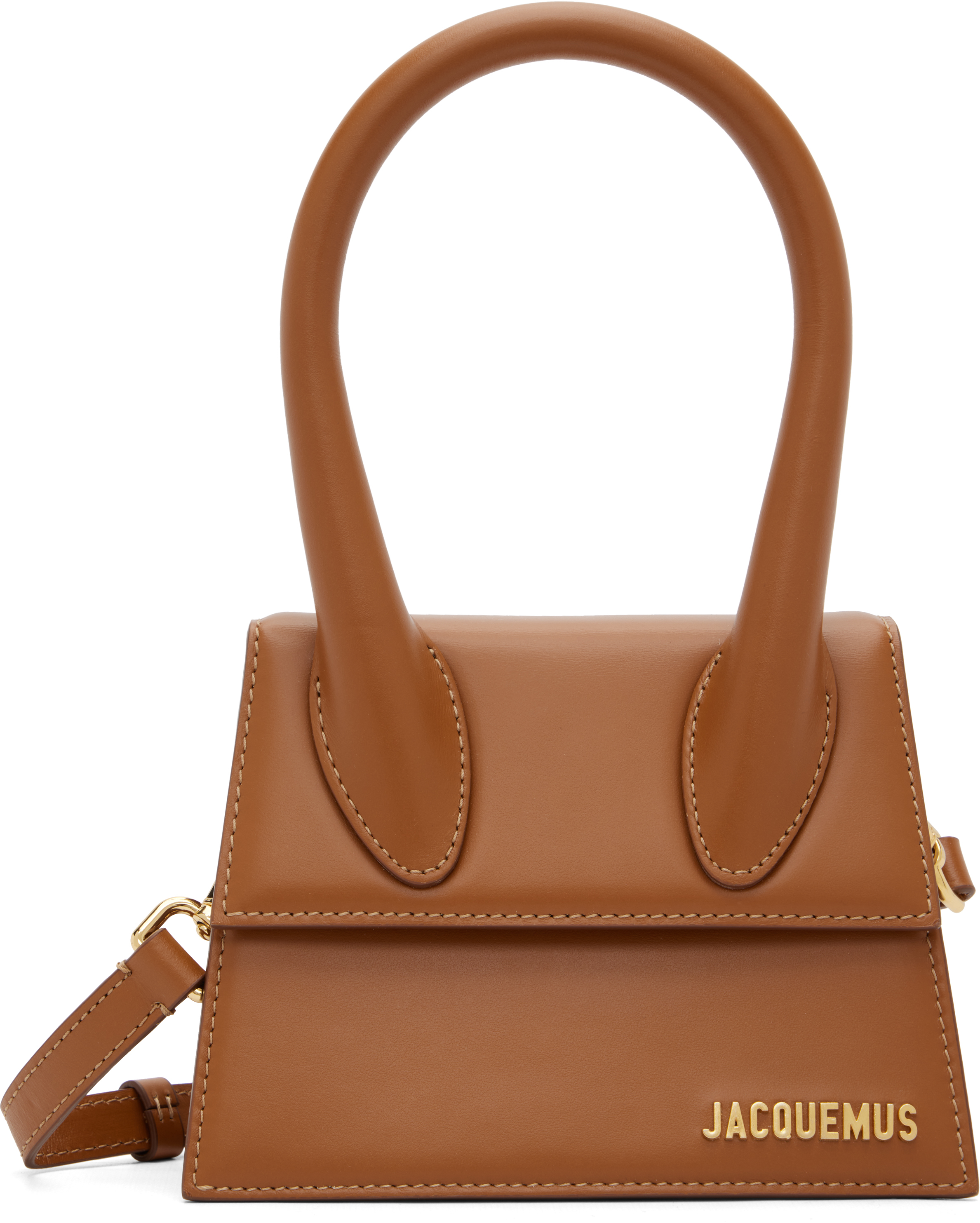 Jacquemus Brown 'the Medium Chiquito' Bag In Brown