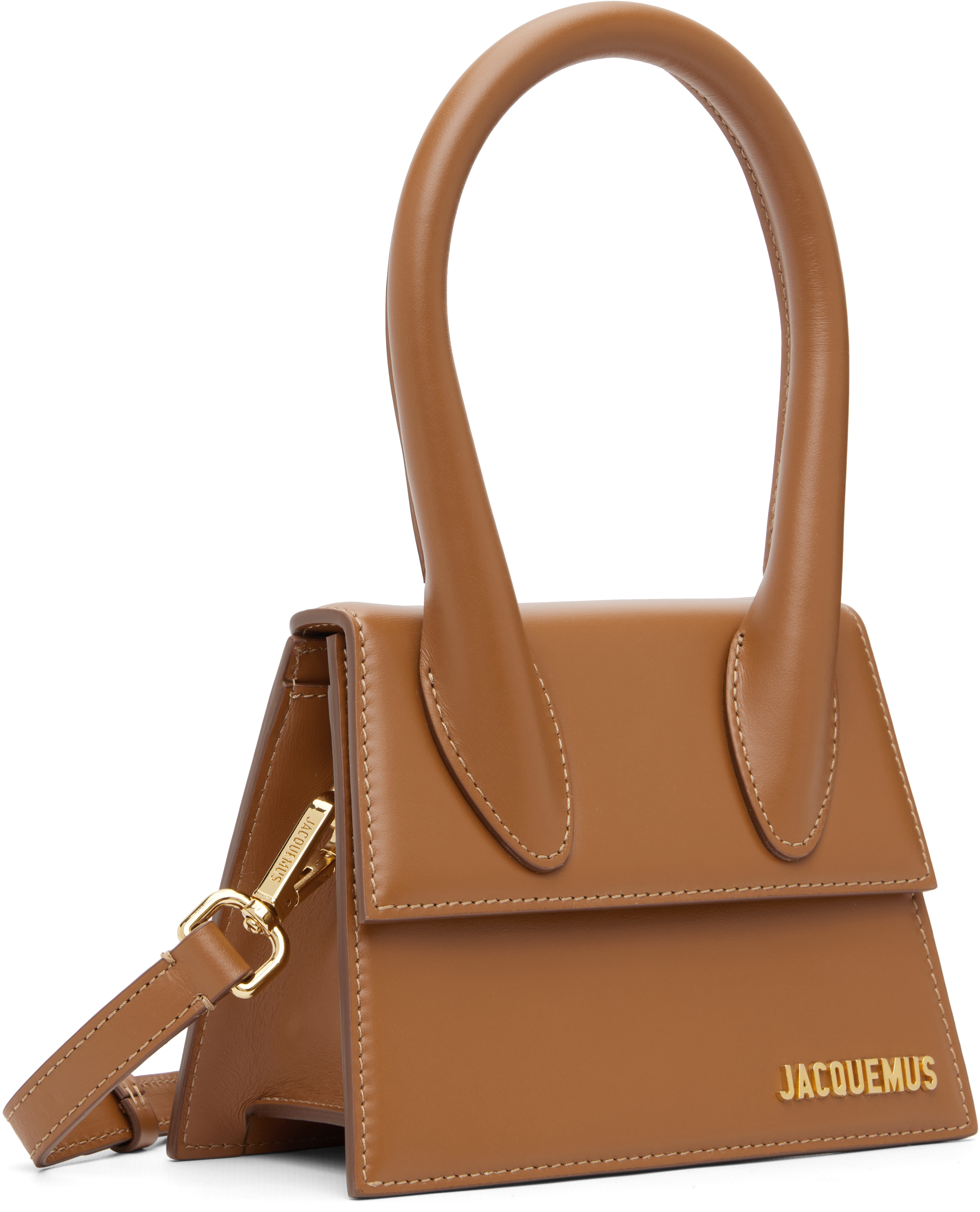 Jacquemus Brown 'the Medium Chiquito' Bag In Brown