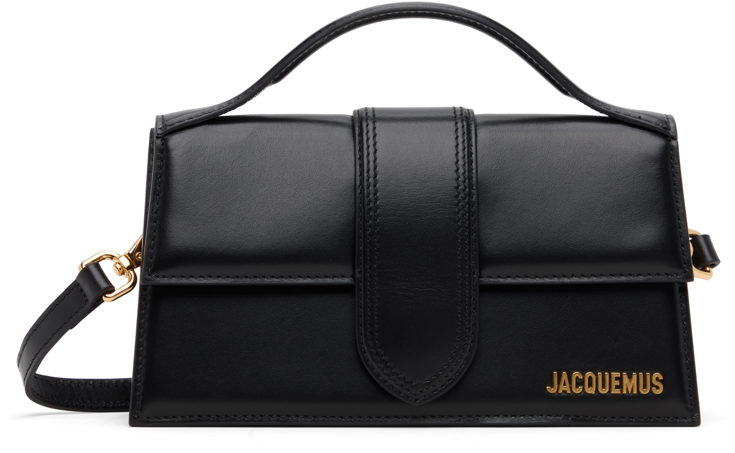 Jacquemus Le Bambino Black Handbag With Removable Shoulder Strap In Leather Woman