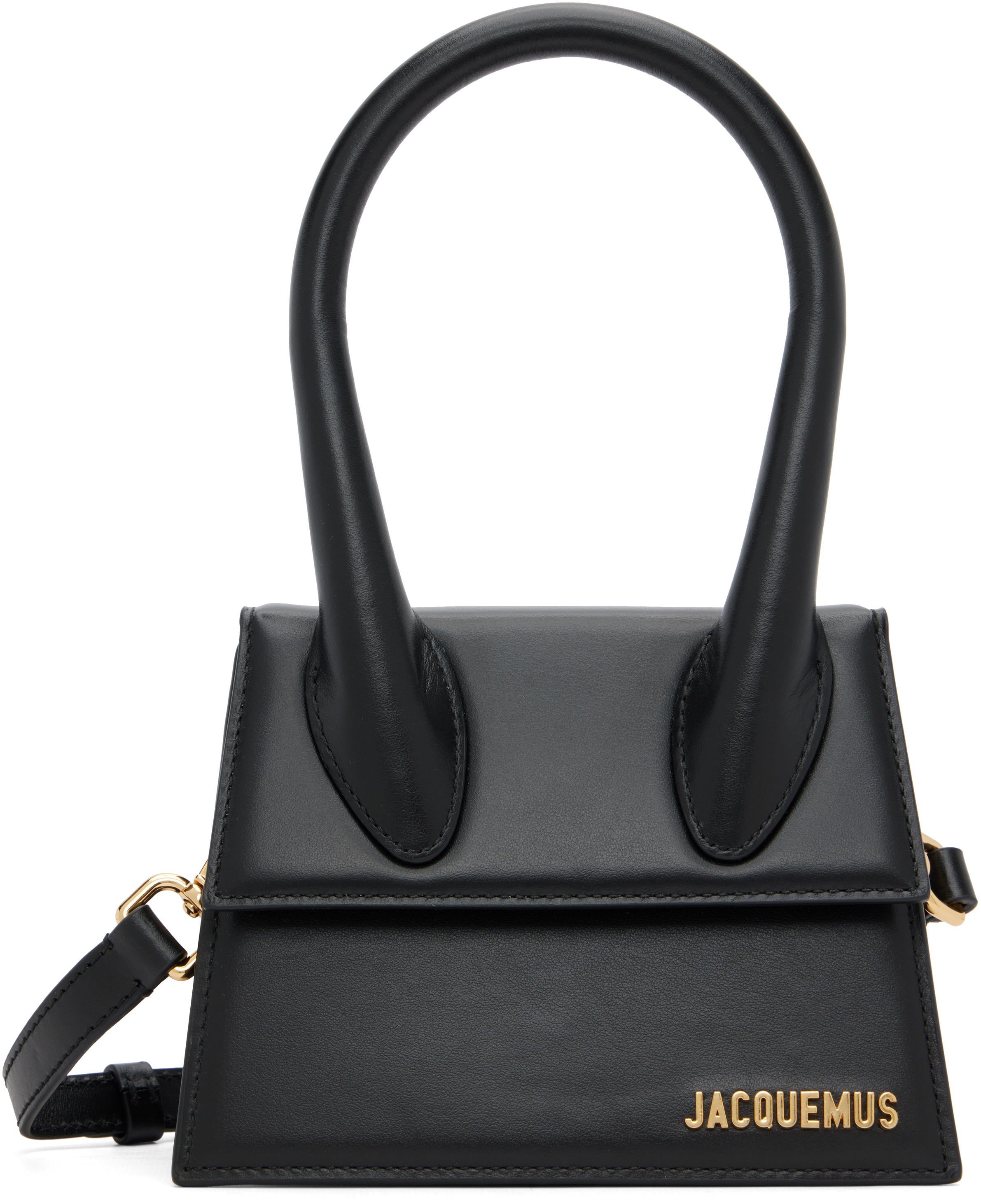 Jacquemus Black Les Classiques 'the Medium Chiquito' Bag In Black