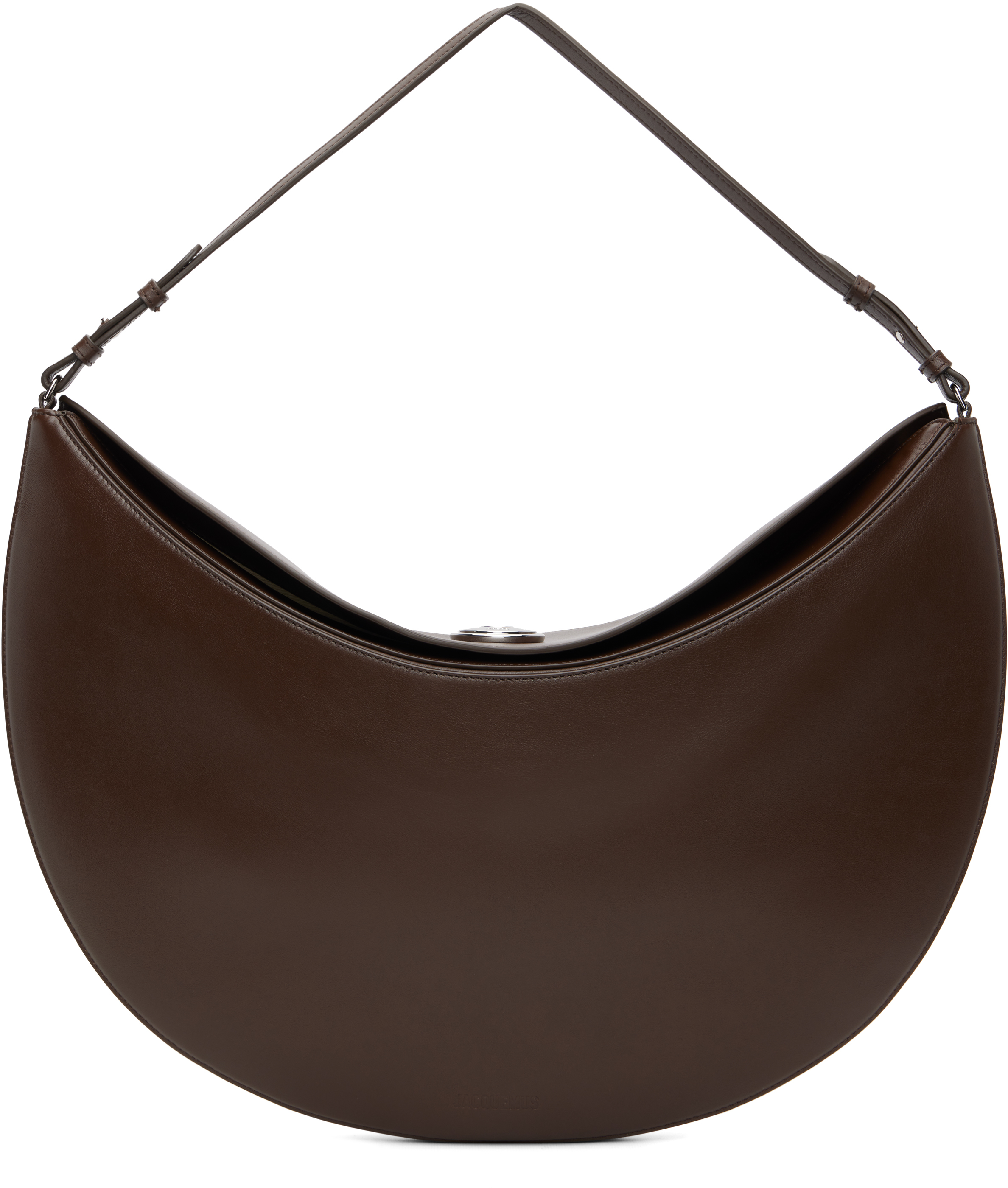 Jacquemus Brown 'the Round Calisso' Bag In Brown