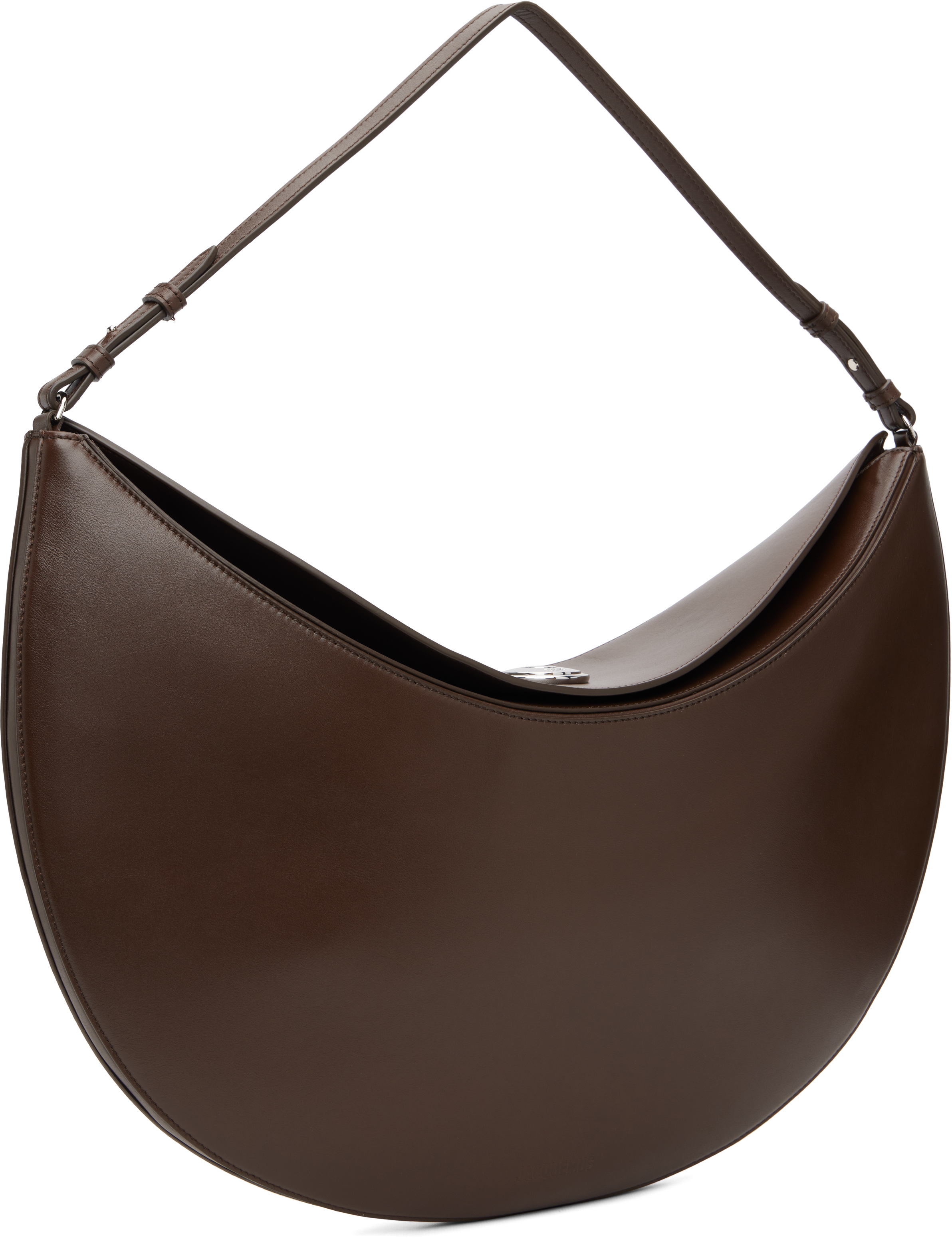 Jacquemus Brown 'the Round Calisso' Bag In Brown