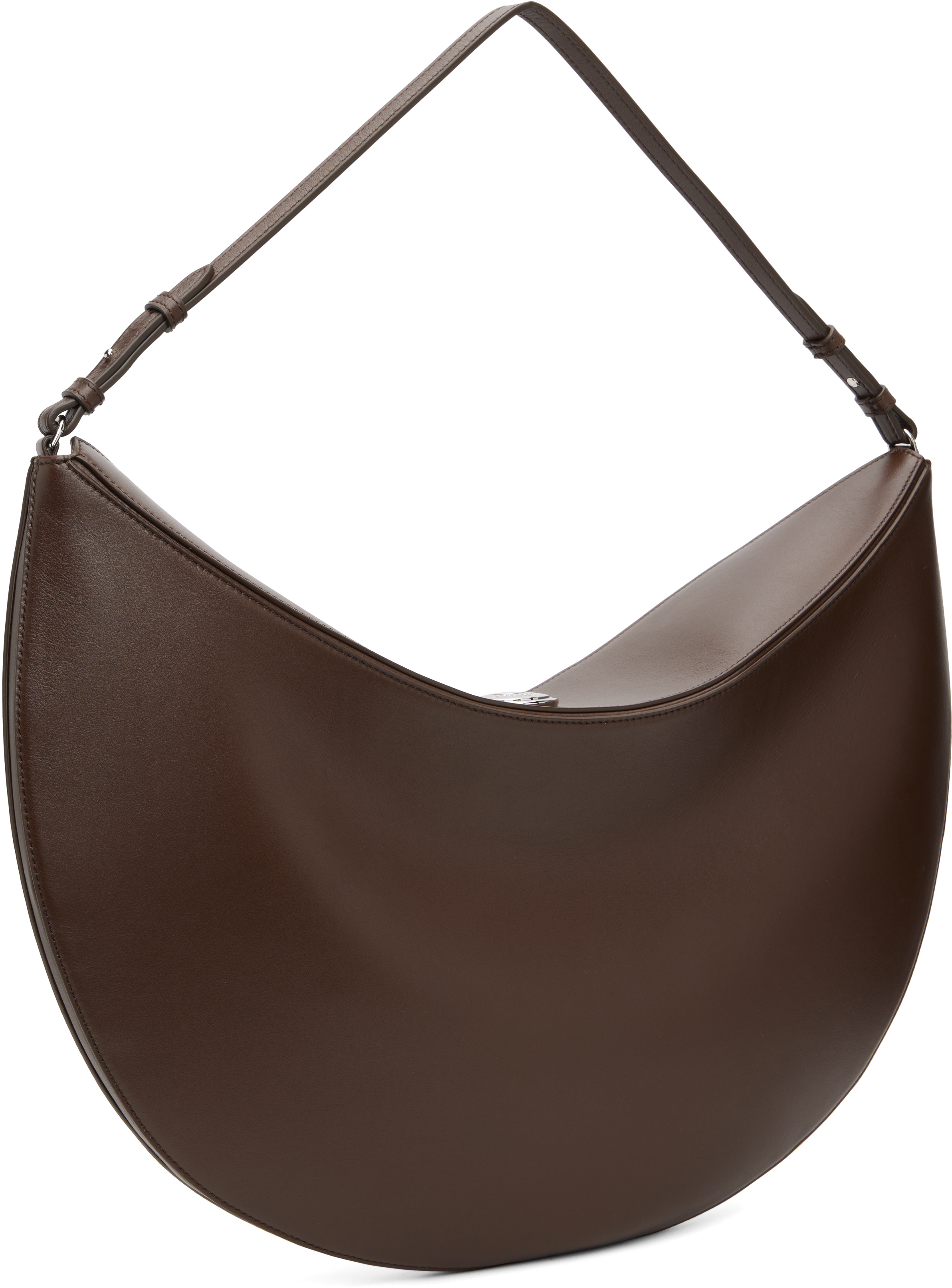 Jacquemus Brown 'the Round Calisso' Bag In Brown