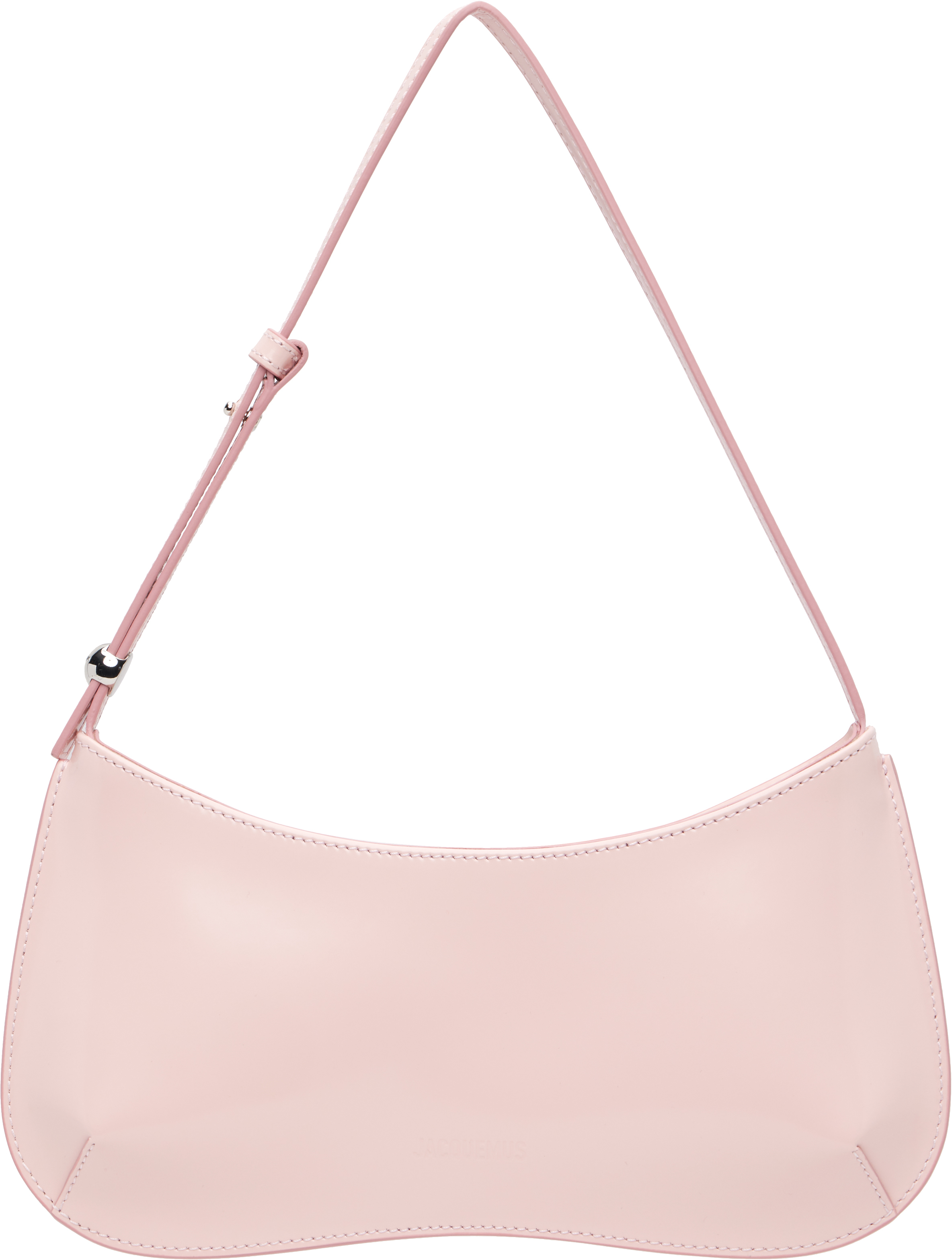 Jacquemus Adjustable Strap Rectangular Shoulder Bag In Pink