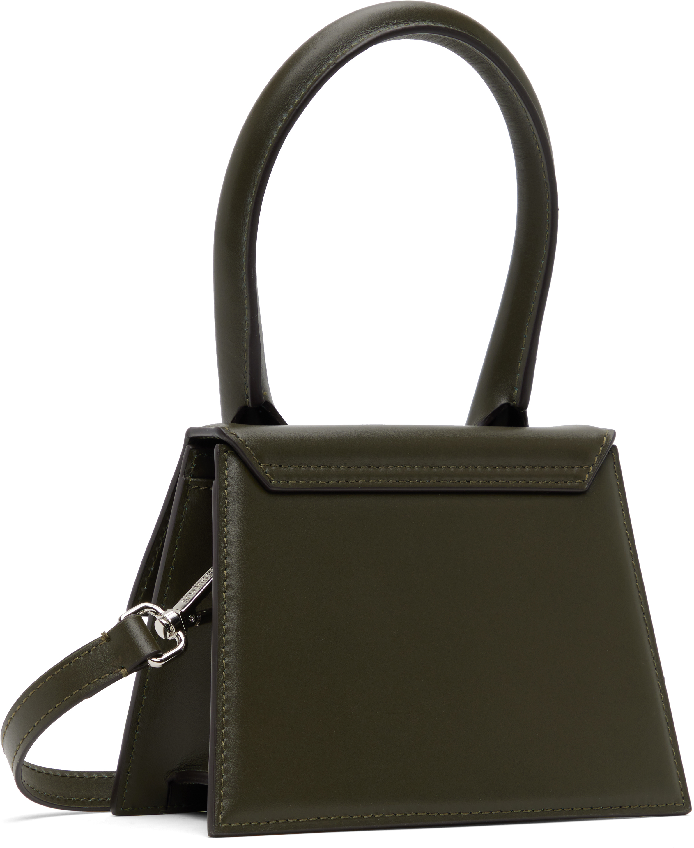 Jacquemus Green 'the Medium Chiquito' Bag