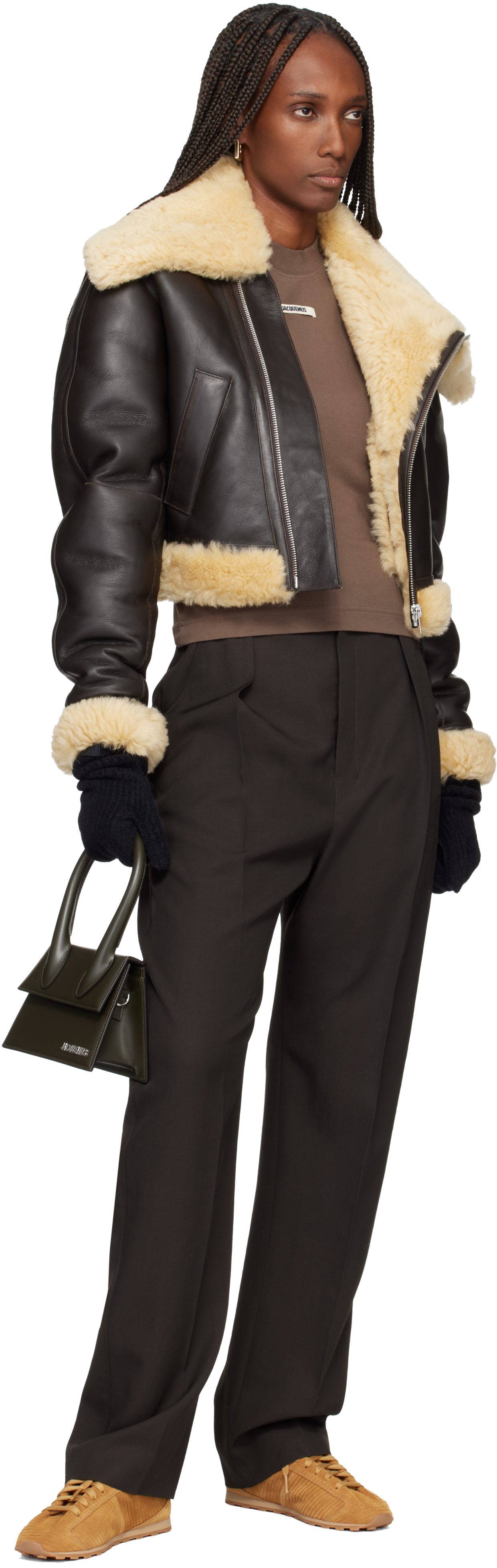 Jacquemus Green 'the Medium Chiquito' Bag