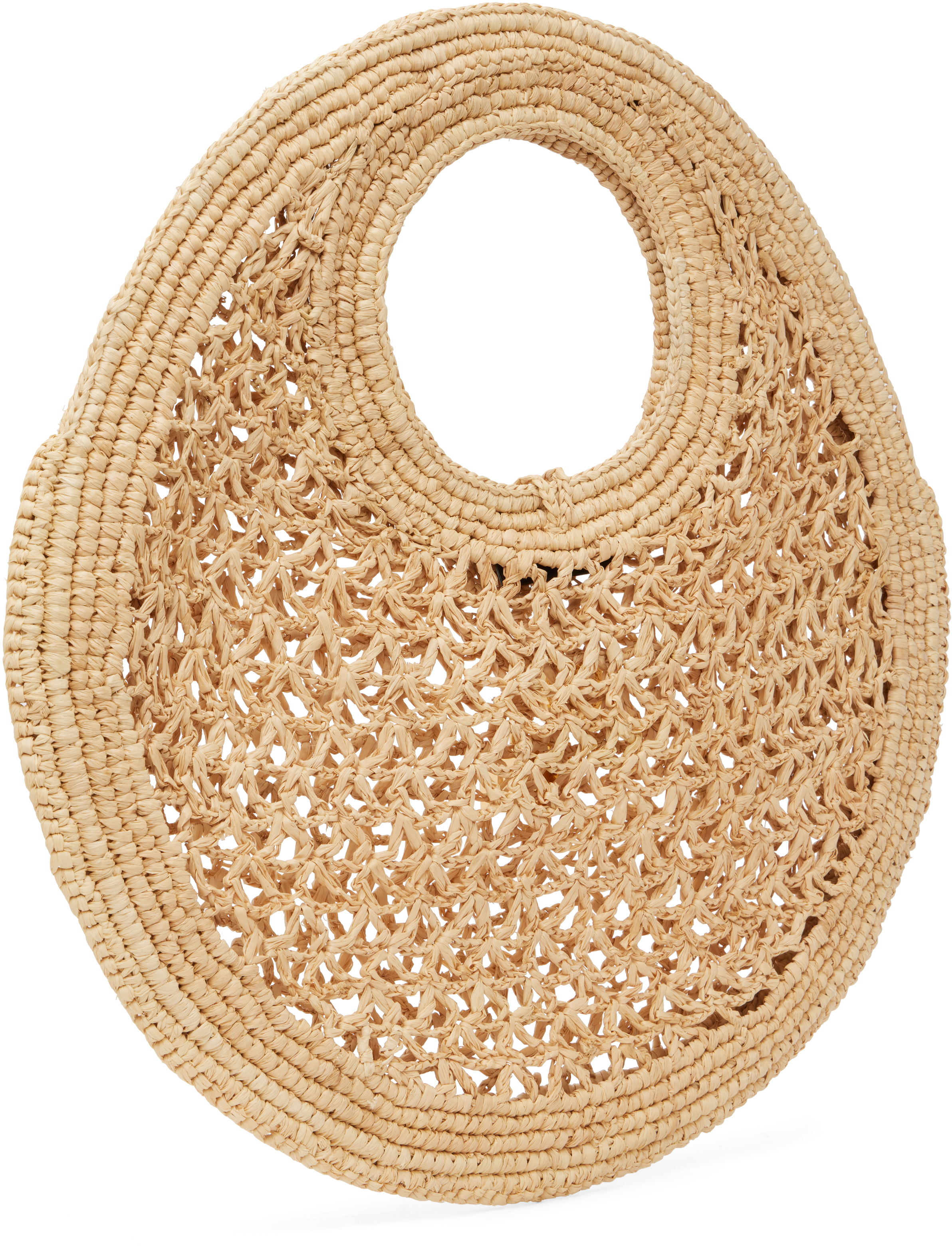 Jacquemus Beige La Croisière 'the Spiaggia Small Round' Tote