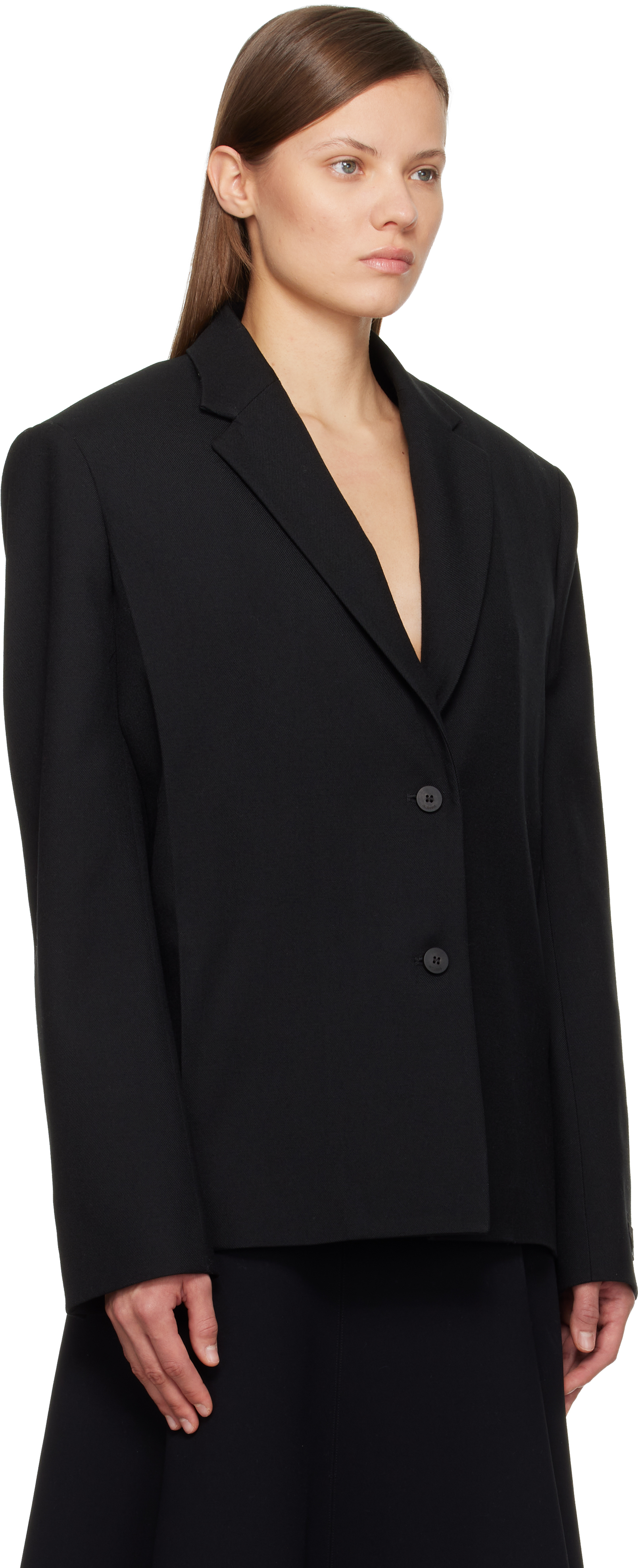 Jacquemus Black 'the Carrée' Blazer In Black