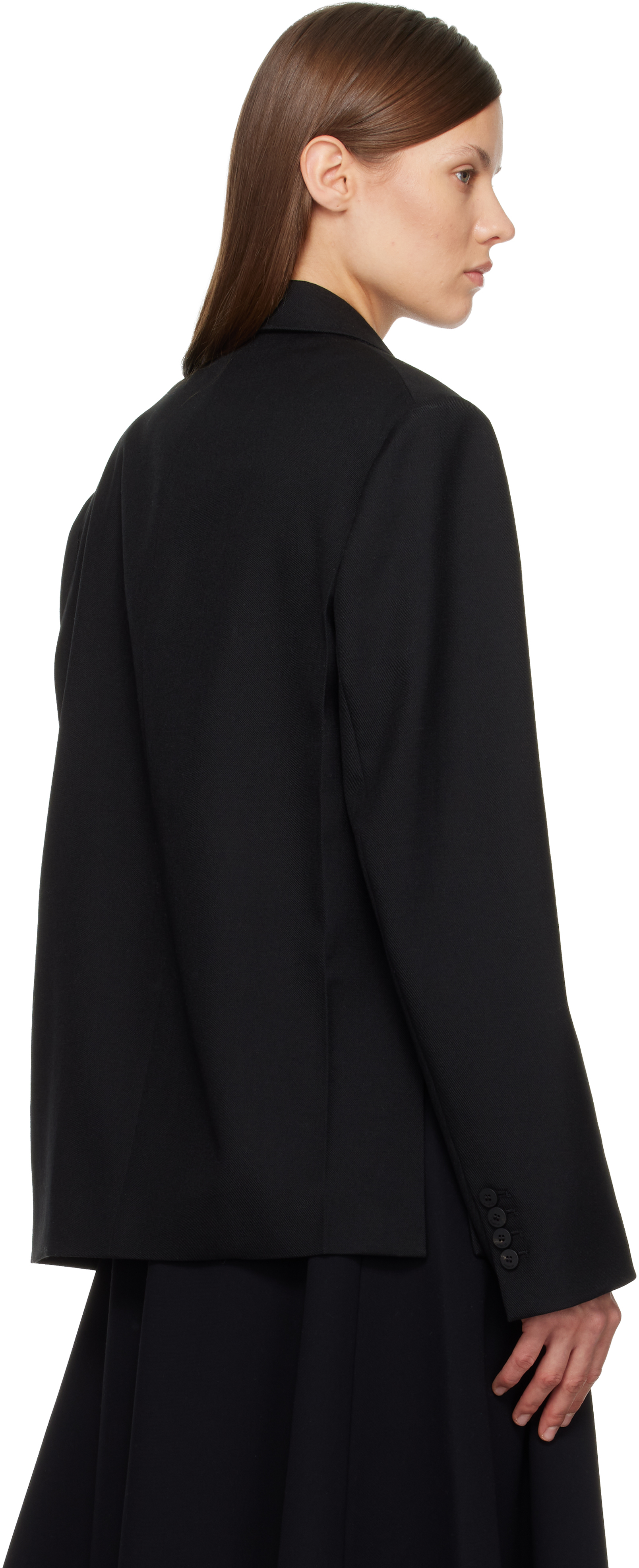 Jacquemus Black 'the Carrée' Blazer In Black