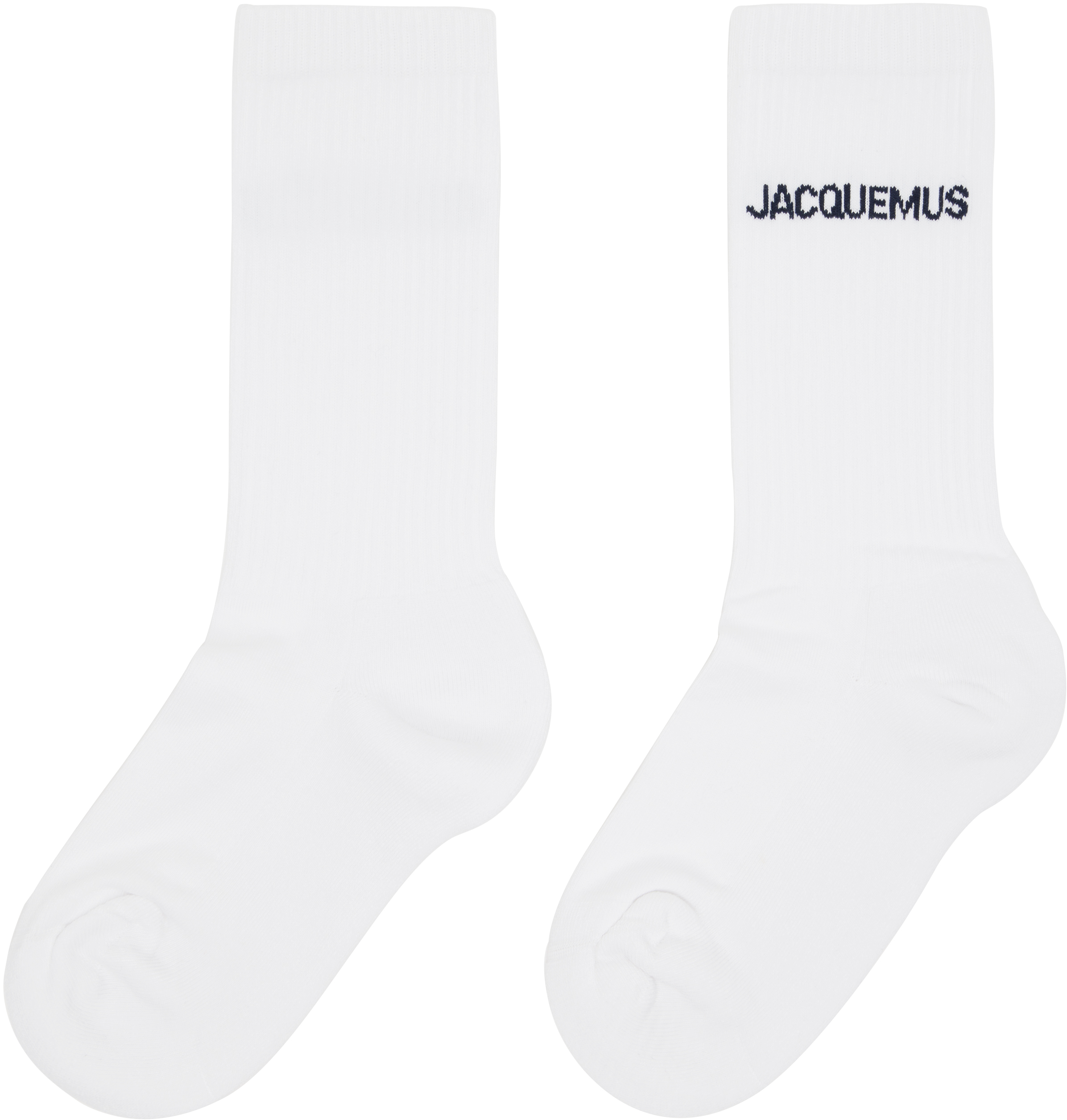 Jacquemus White Les Classiques 'the ' Socks In White