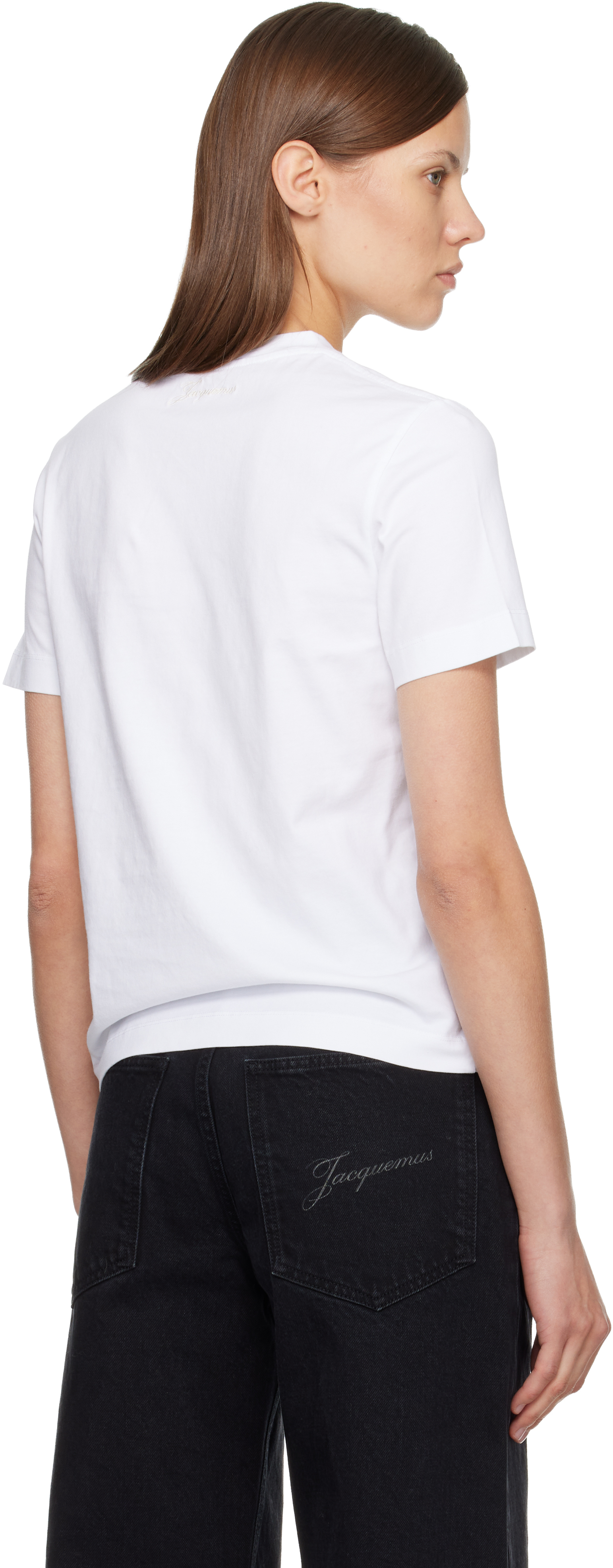 Jacquemus White 'the J' T-shirt In White