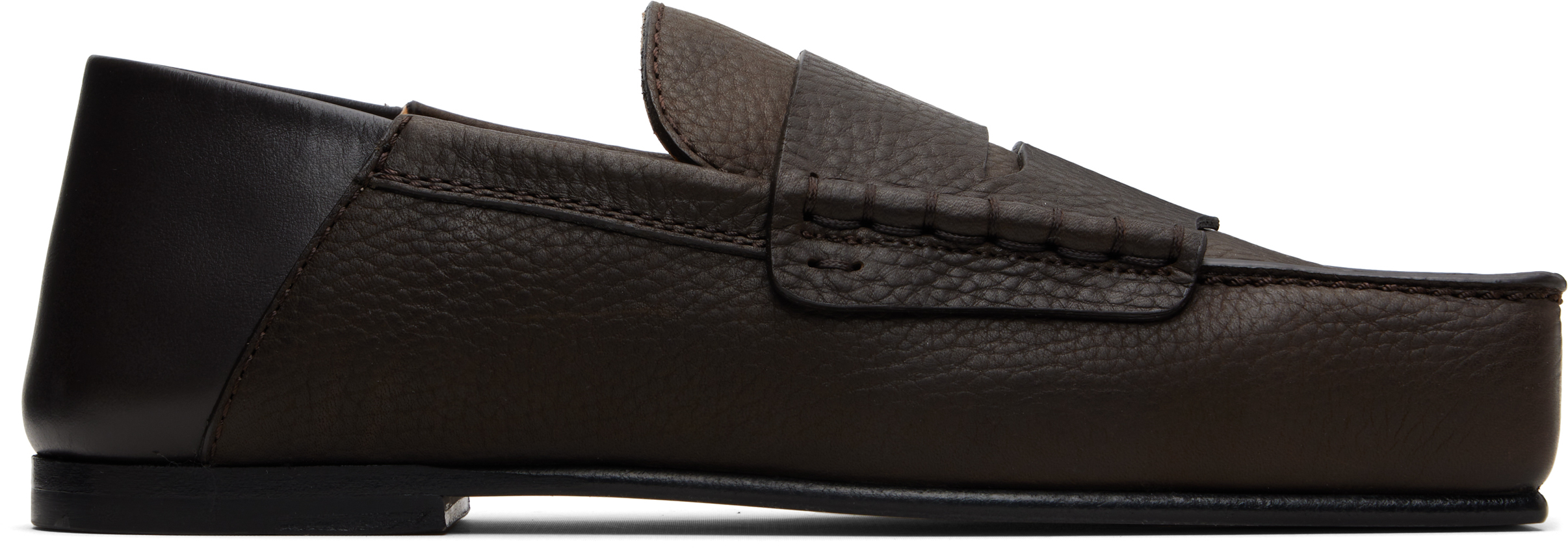 Jacquemus Brown 'the Carré' Loafers In Brown