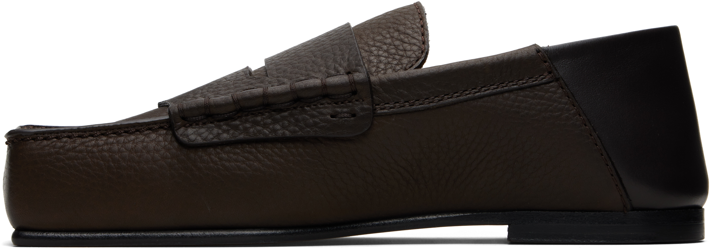 Jacquemus Brown 'the Carré' Loafers In Brown