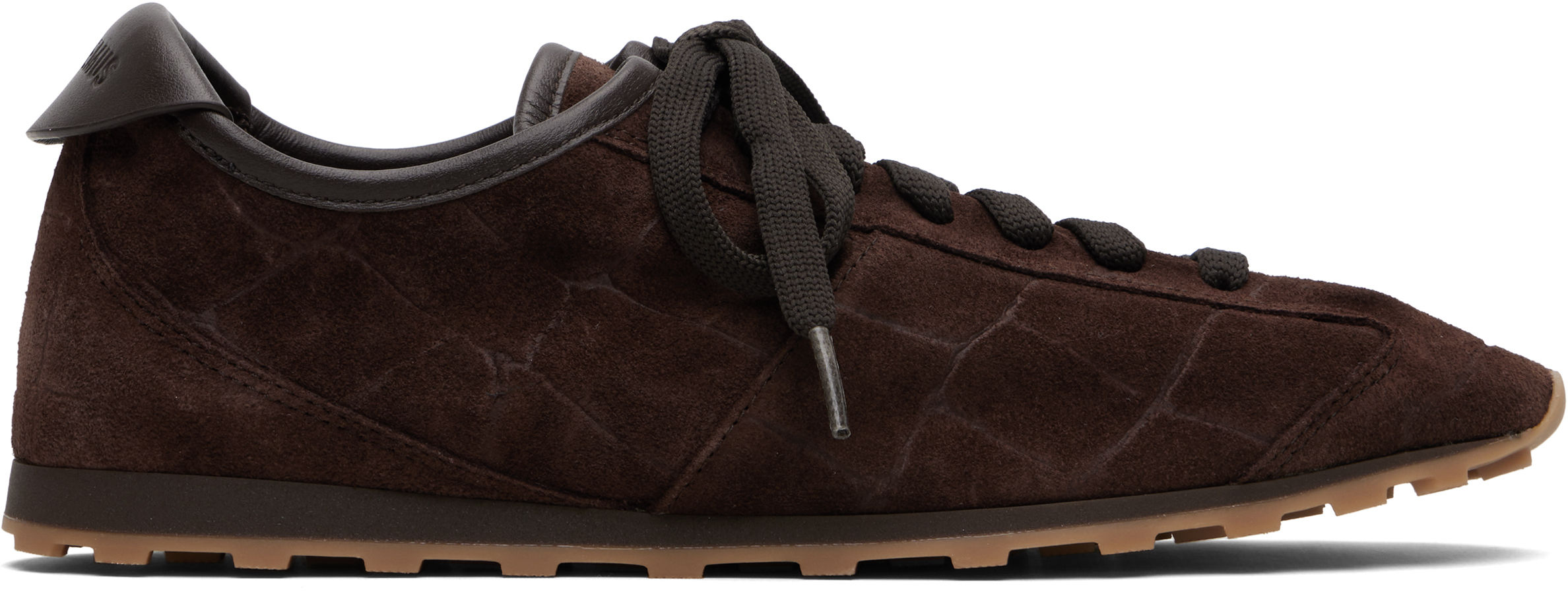 Jacquemus Brown 'the Tennis' Sneakers In Brown