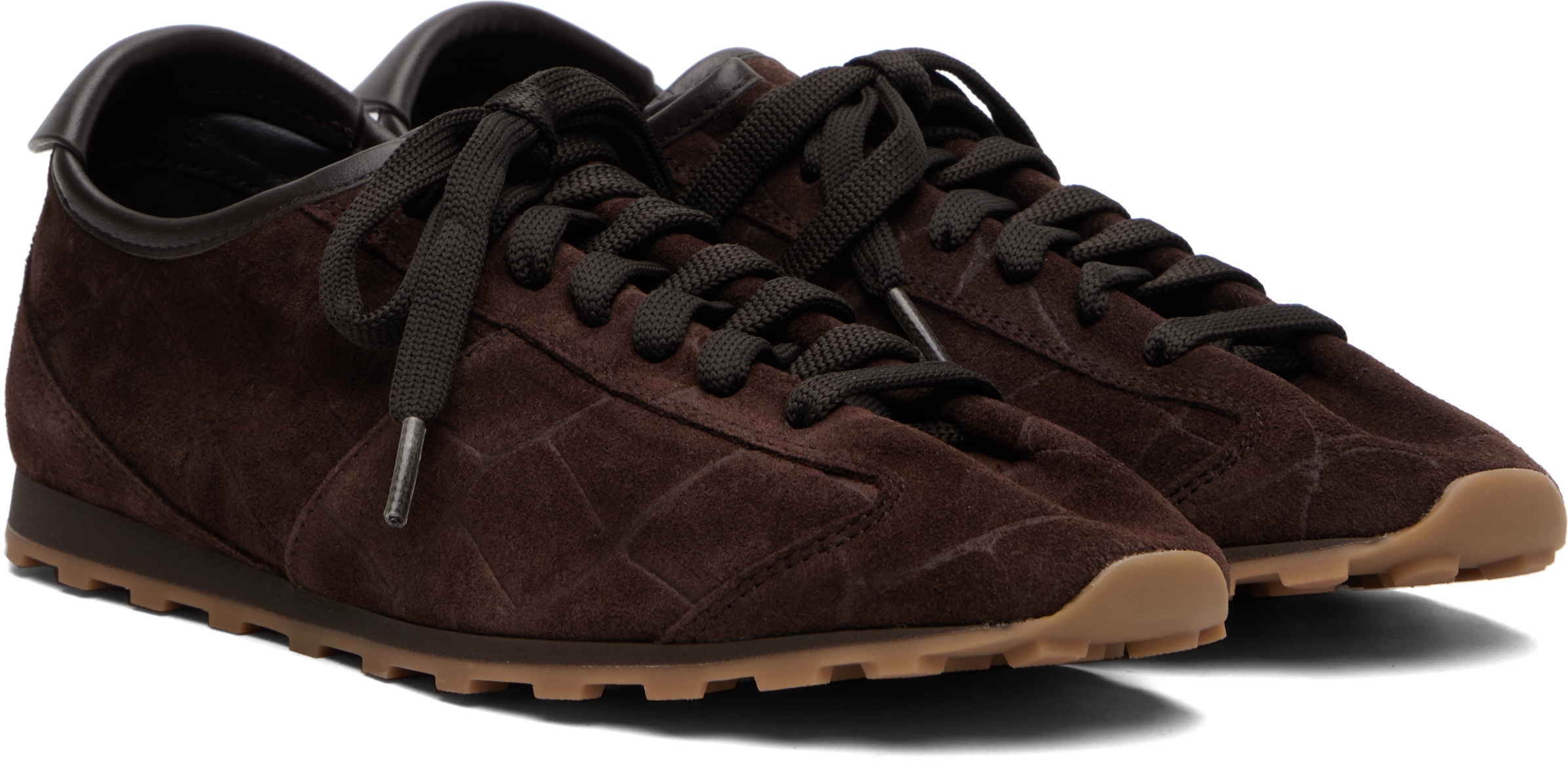 Jacquemus Brown 'the Tennis' Sneakers In Brown