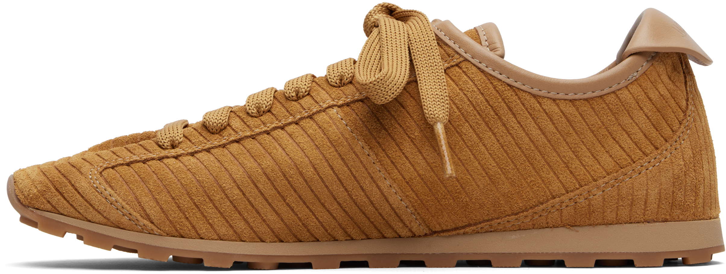 Jacquemus Les Tennis Sneakers In Soft Crocodile-embossed Suede In Brown