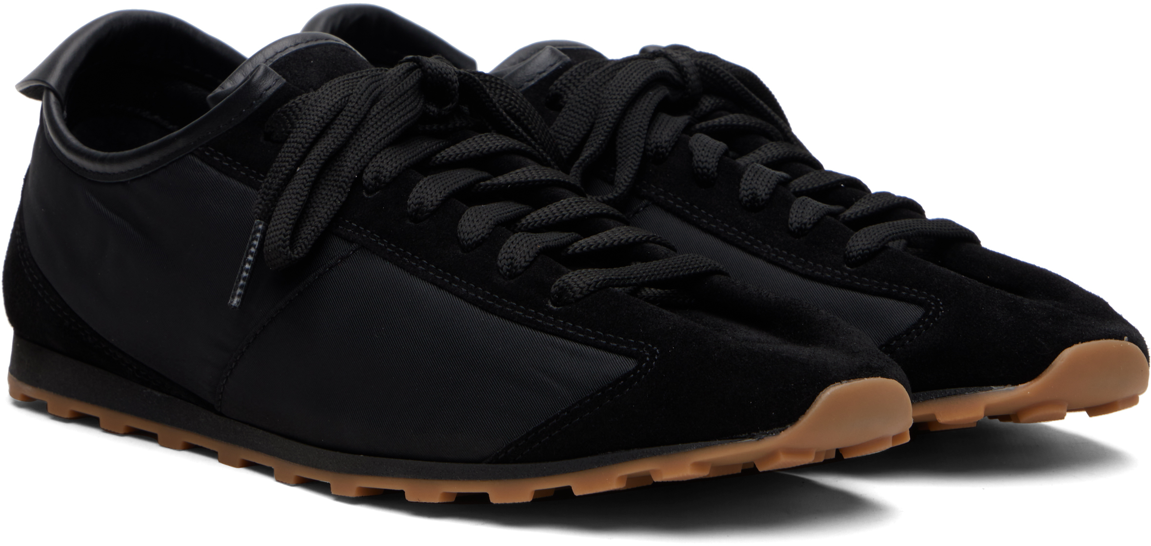 Jacquemus Black 'the Tennis' Sneakers In Black